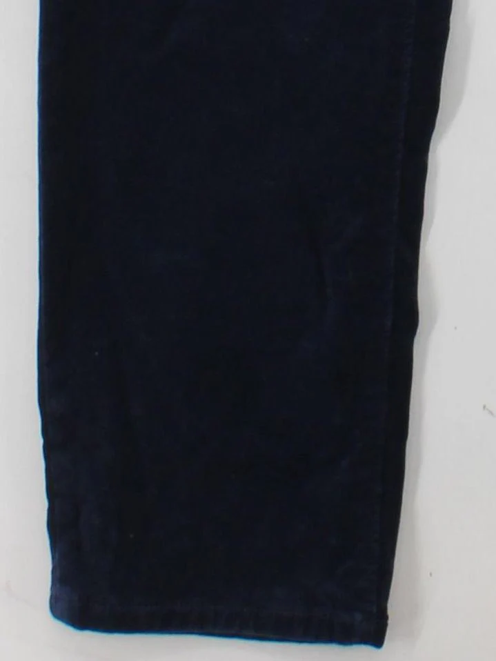 Lands End Women's Trousers UK 16 Blue Cotton with Spandex Straight Chino - Image 4