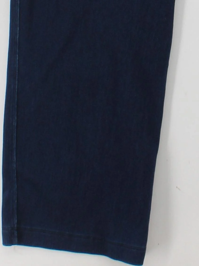 Lands End Women's Trousers UK 20 Blue Cotton with Polyester, Elastane Sweatpants - Image 4