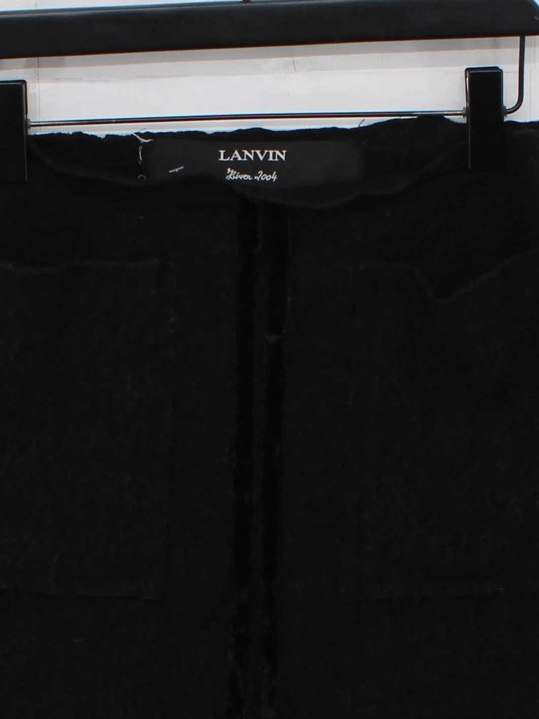 Lanvin Women's Midi Skirt UK 12 Black Wool - Image 3