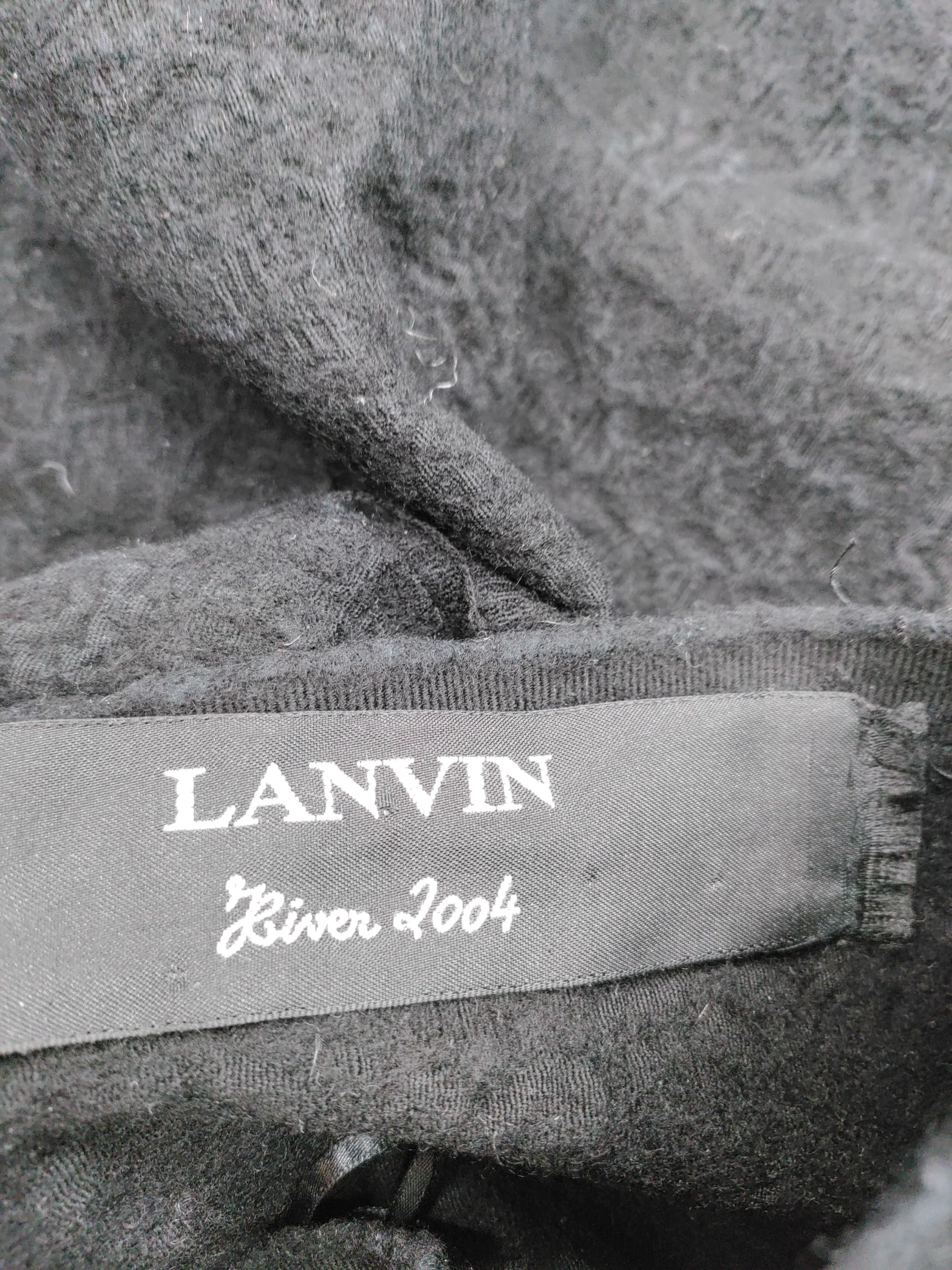 Lanvin Women's Midi Skirt UK 12 Black Wool - Image 5