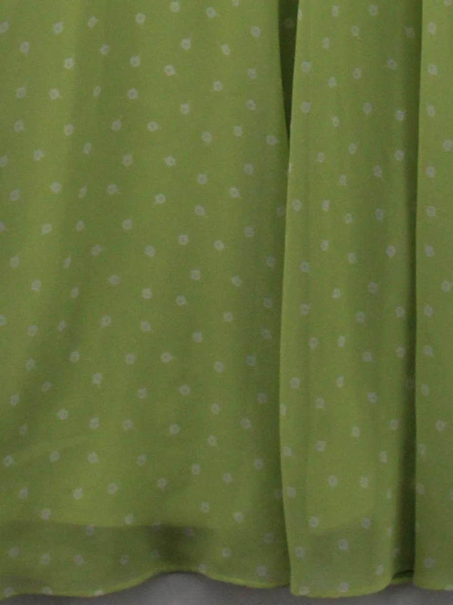 Laura Ashley A-Line Midi Dress UK12 in Green - Image 4