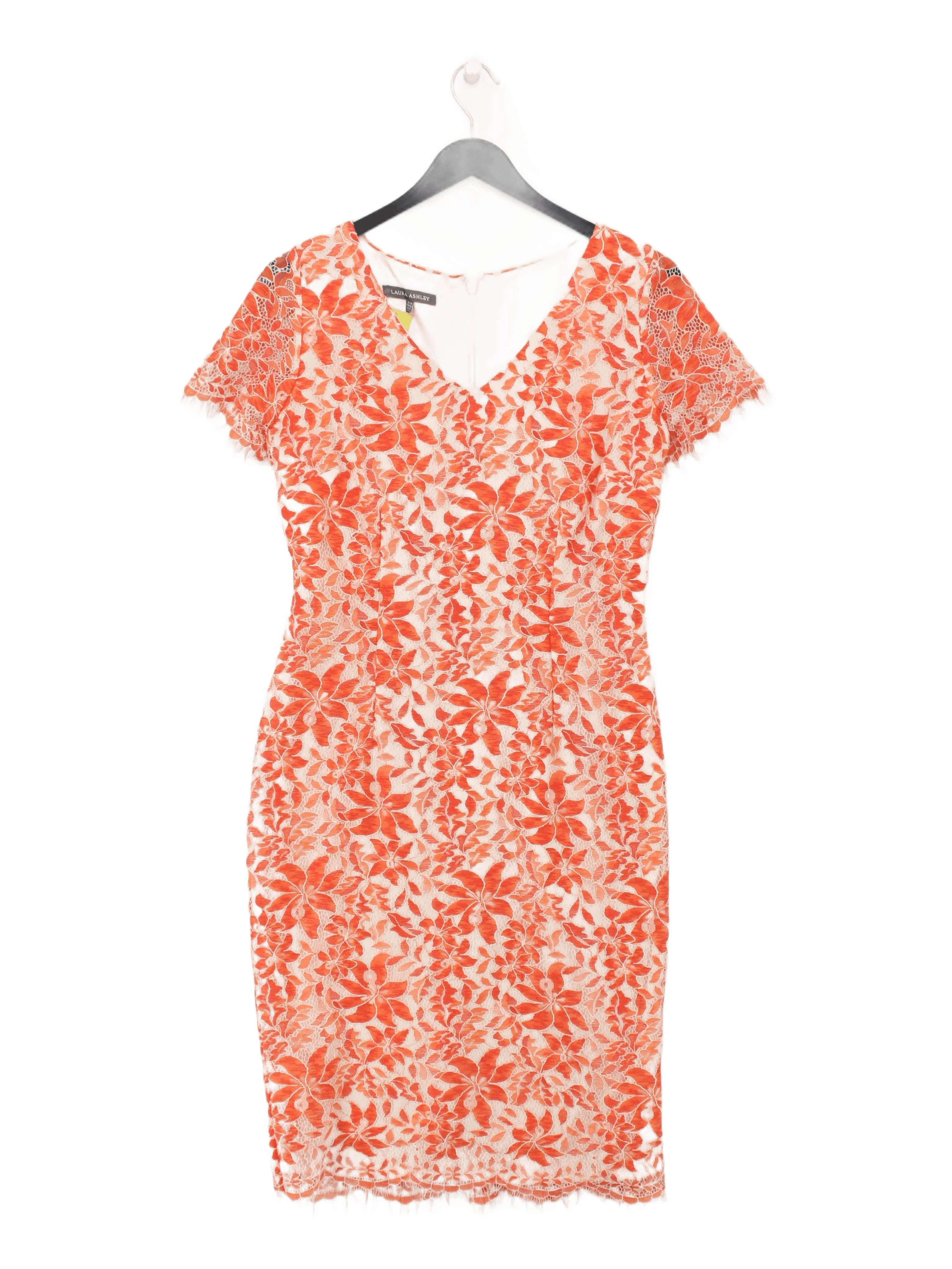 Laura Ashley Bodycon Midi Dress UK10 in Multi