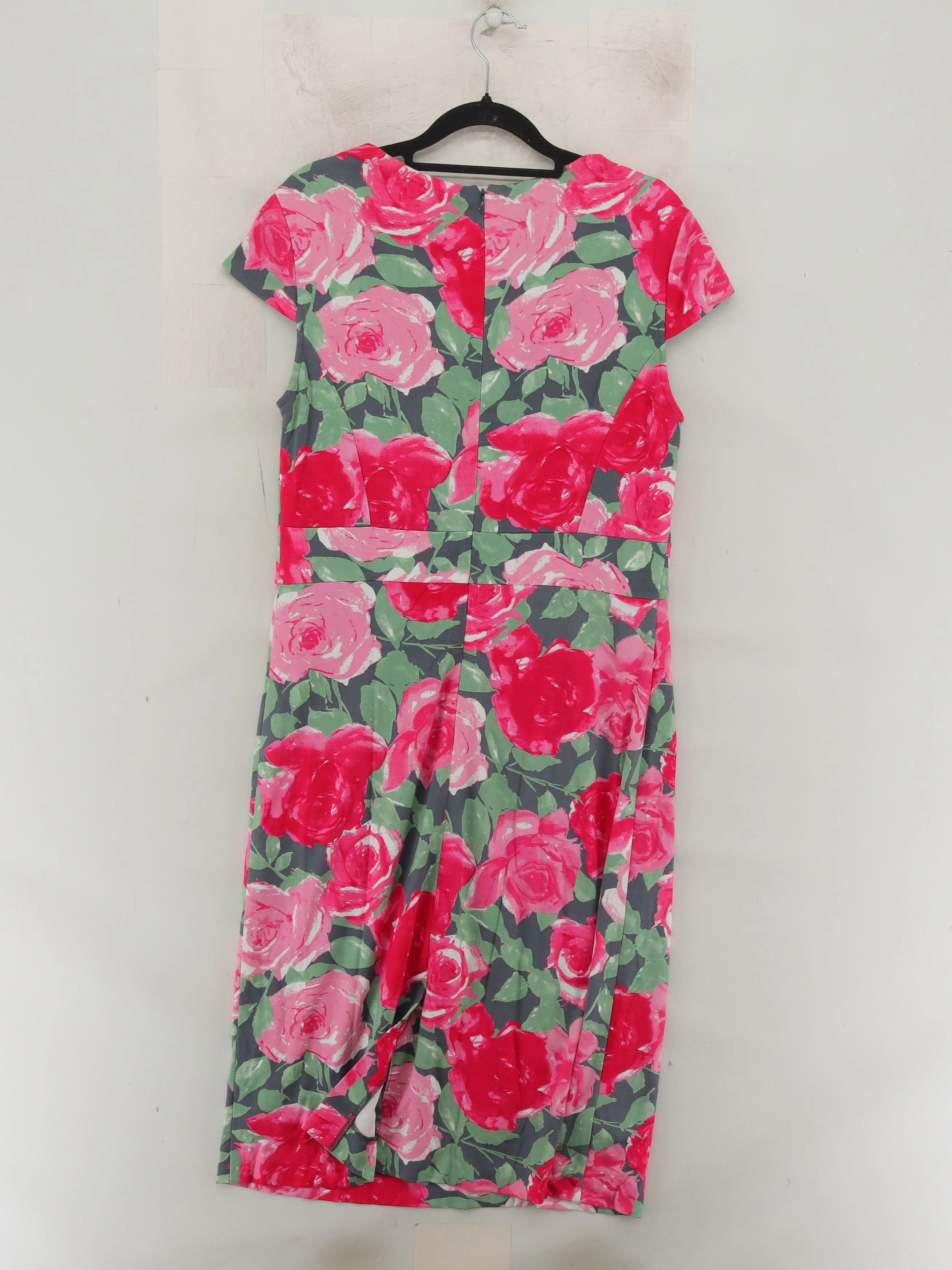 Laura Ashley Bodycon Midi Dress UK12 in Grey - Image 2