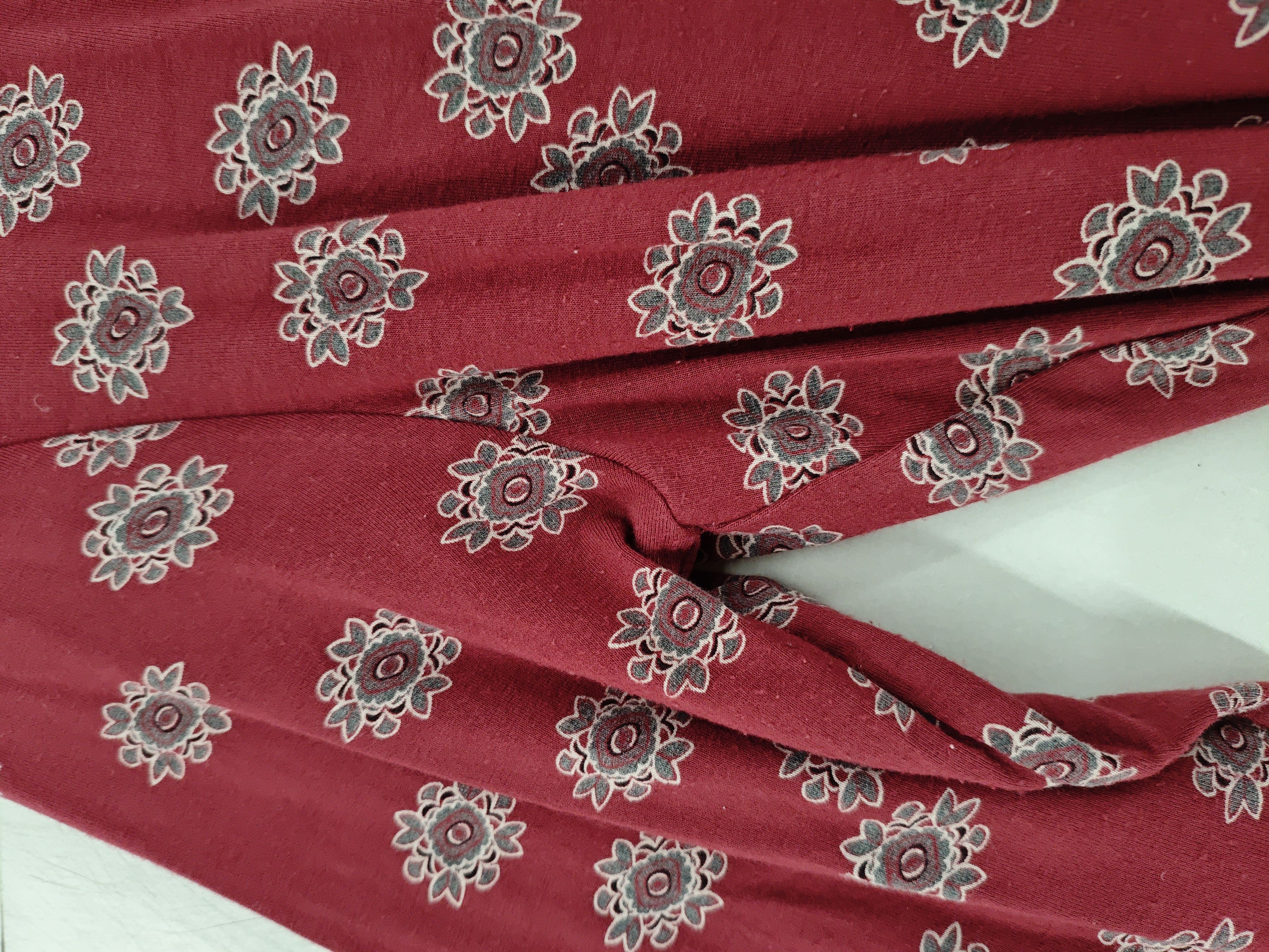 Laura Ashley Shirt Midi Dress UK12 in Red - Image 6