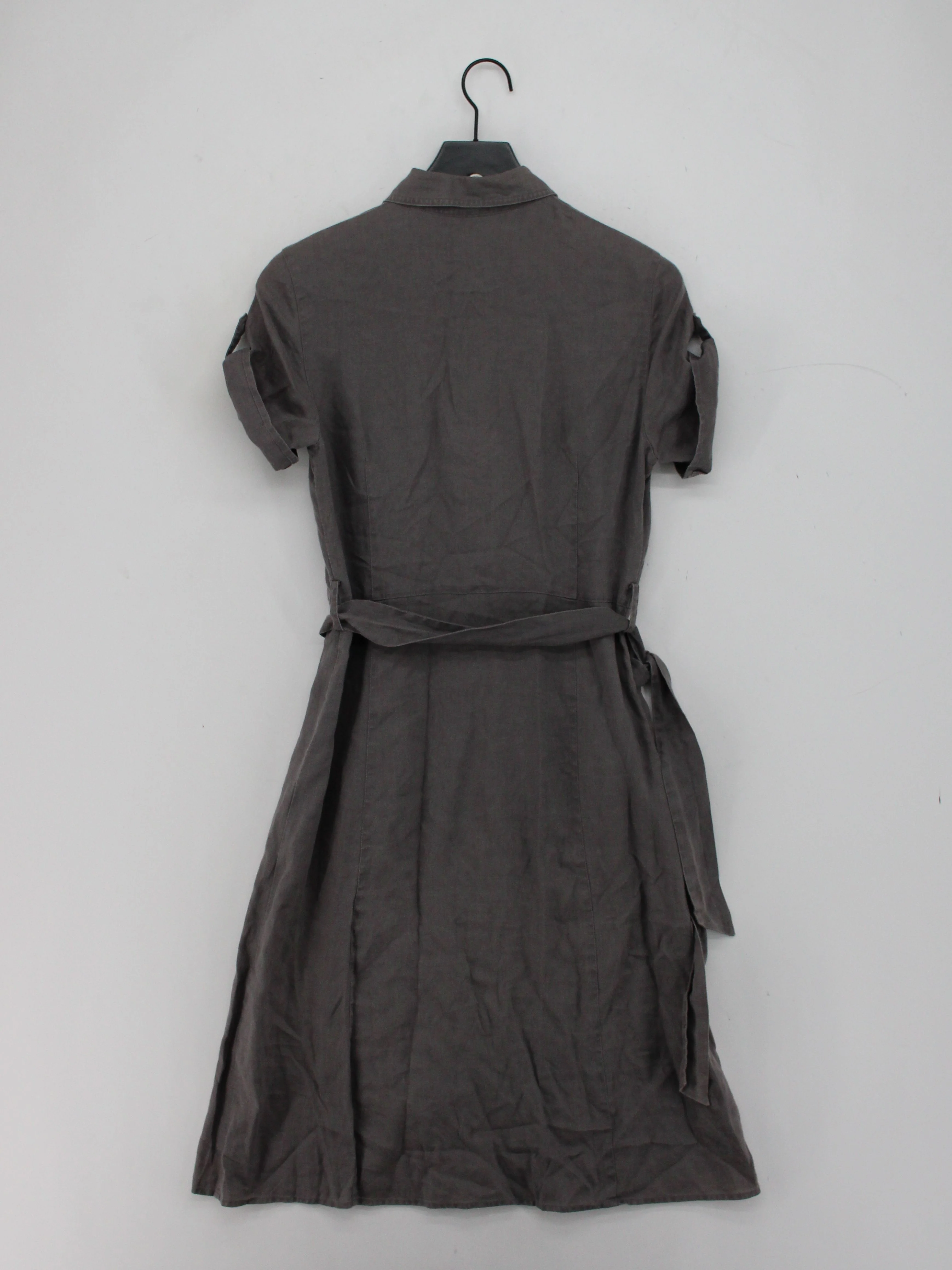 Laura Ashley Shirt Mini Dress UK12 in Grey - Image 2