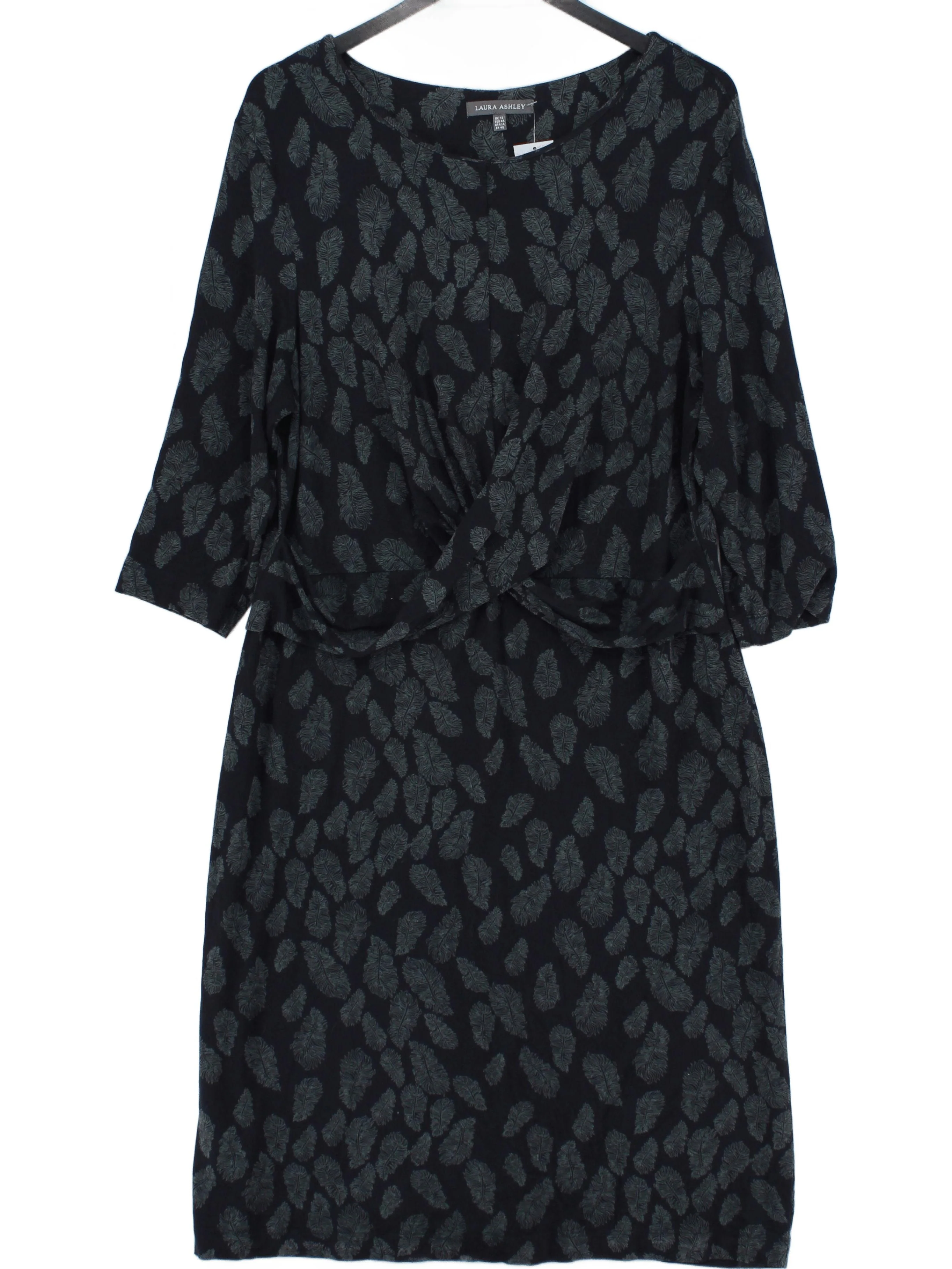 Laura Ashley T-Shirt Midi Dress UK18 in Blue