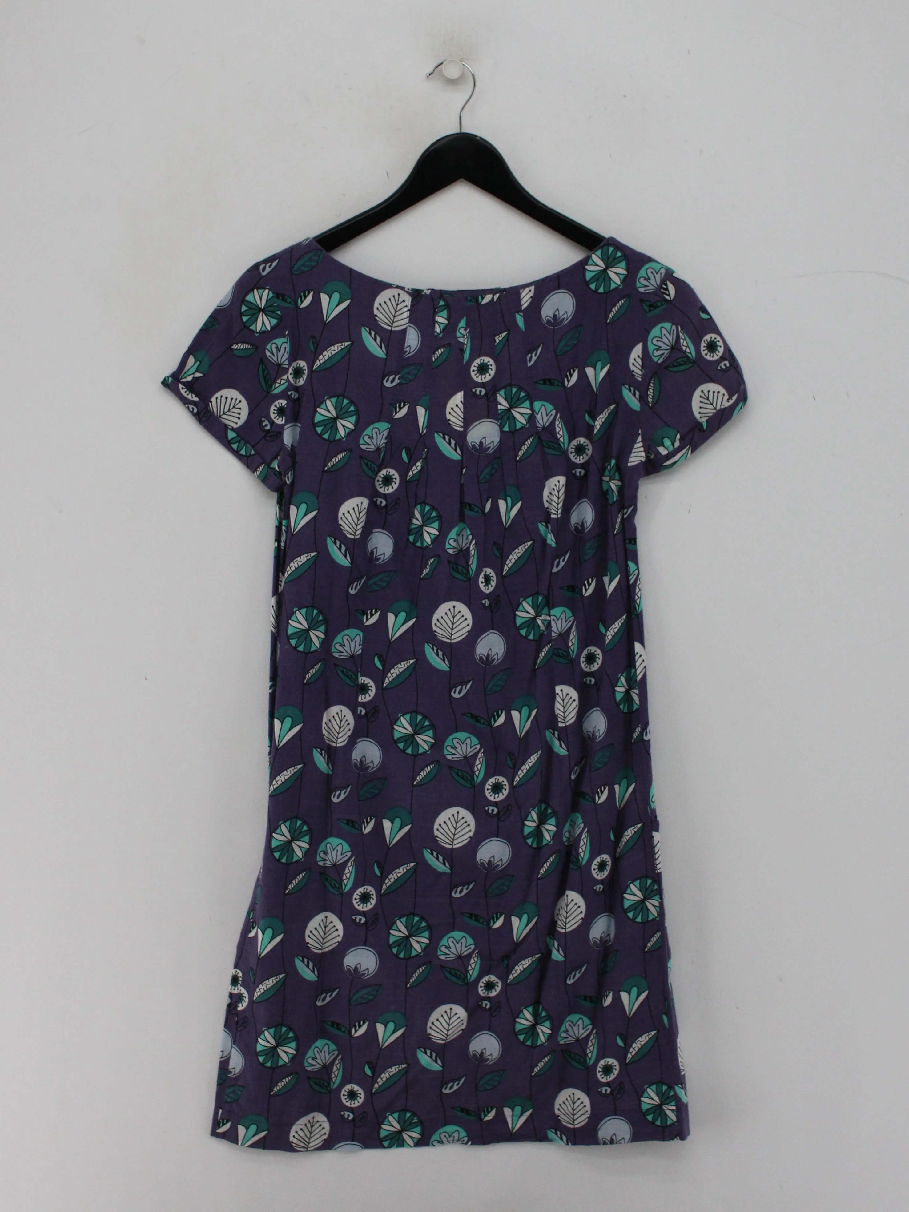 Laura Ashley T-Shirt Mini Dress UK10 in Purple - Image 2