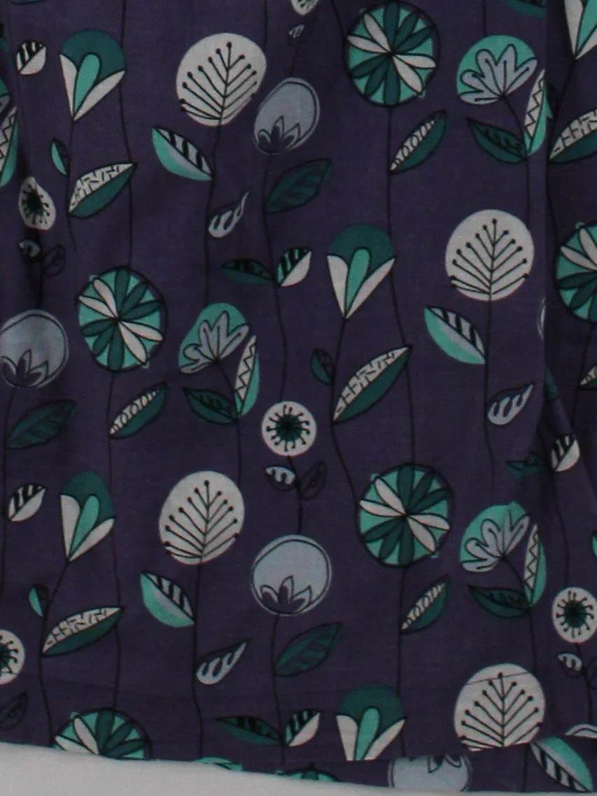 Laura Ashley T-Shirt Mini Dress UK10 in Purple - Image 4