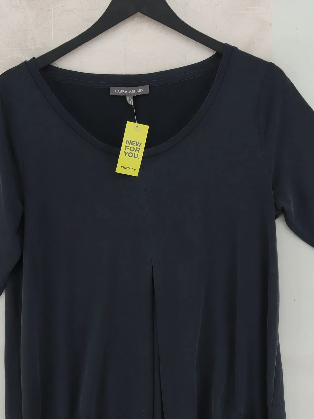 Laura Ashley T-Shirt Mini Dress UK12 in Blue - Image 3