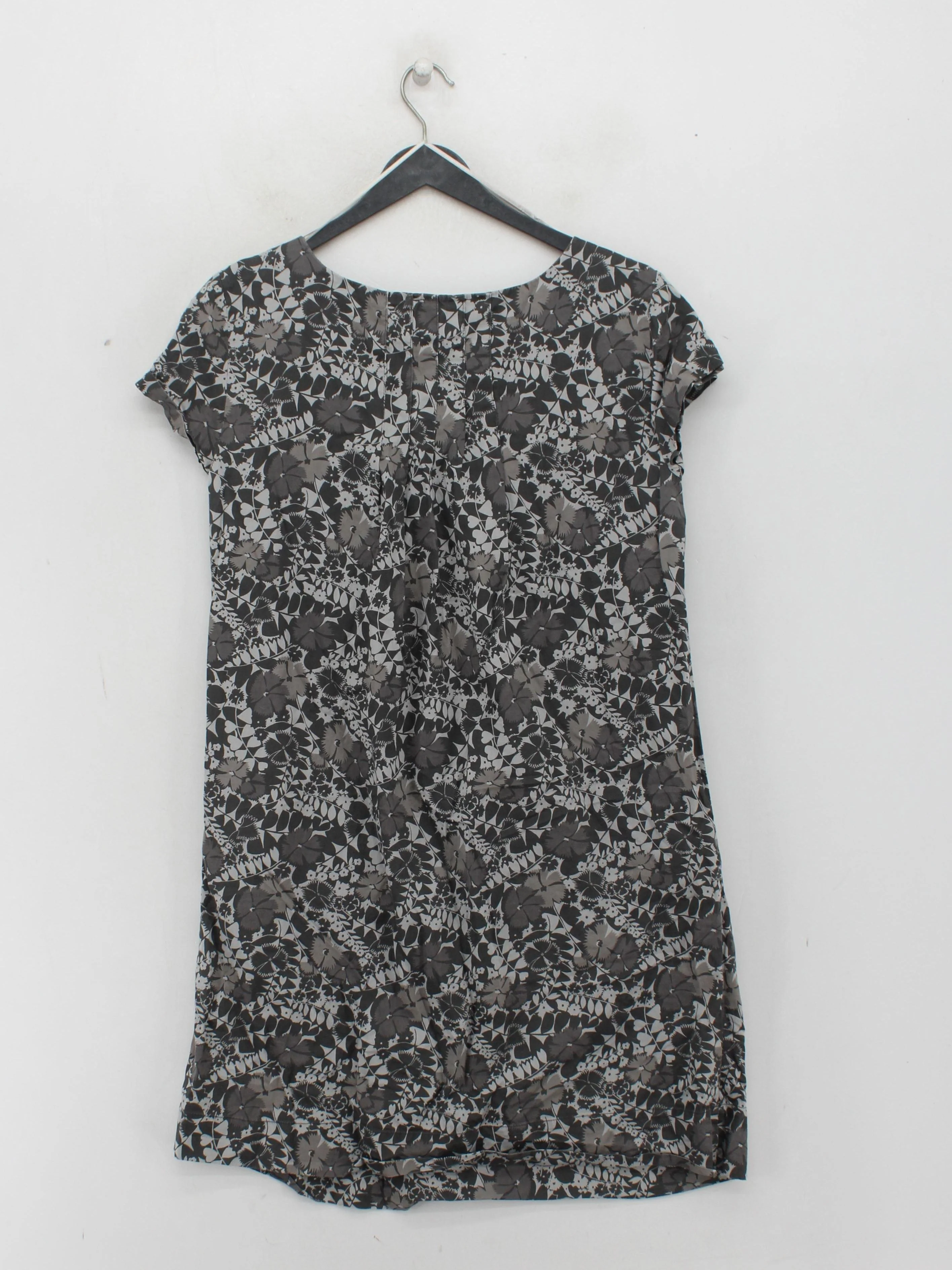 Laura Ashley T-Shirt Mini Dress UK14 in Grey - Image 2