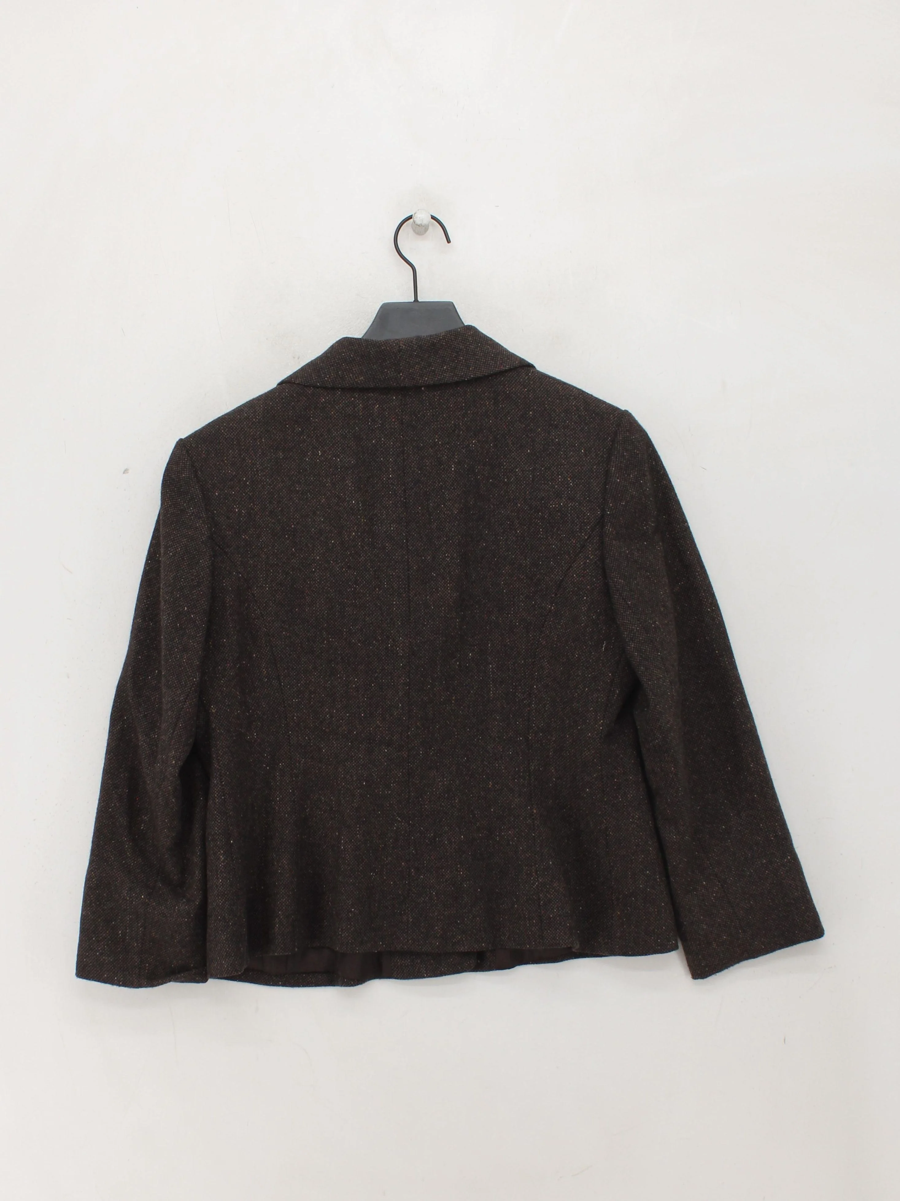 Laura Ashley Women's Blazer UK 16 Brown Wool - Image 2
