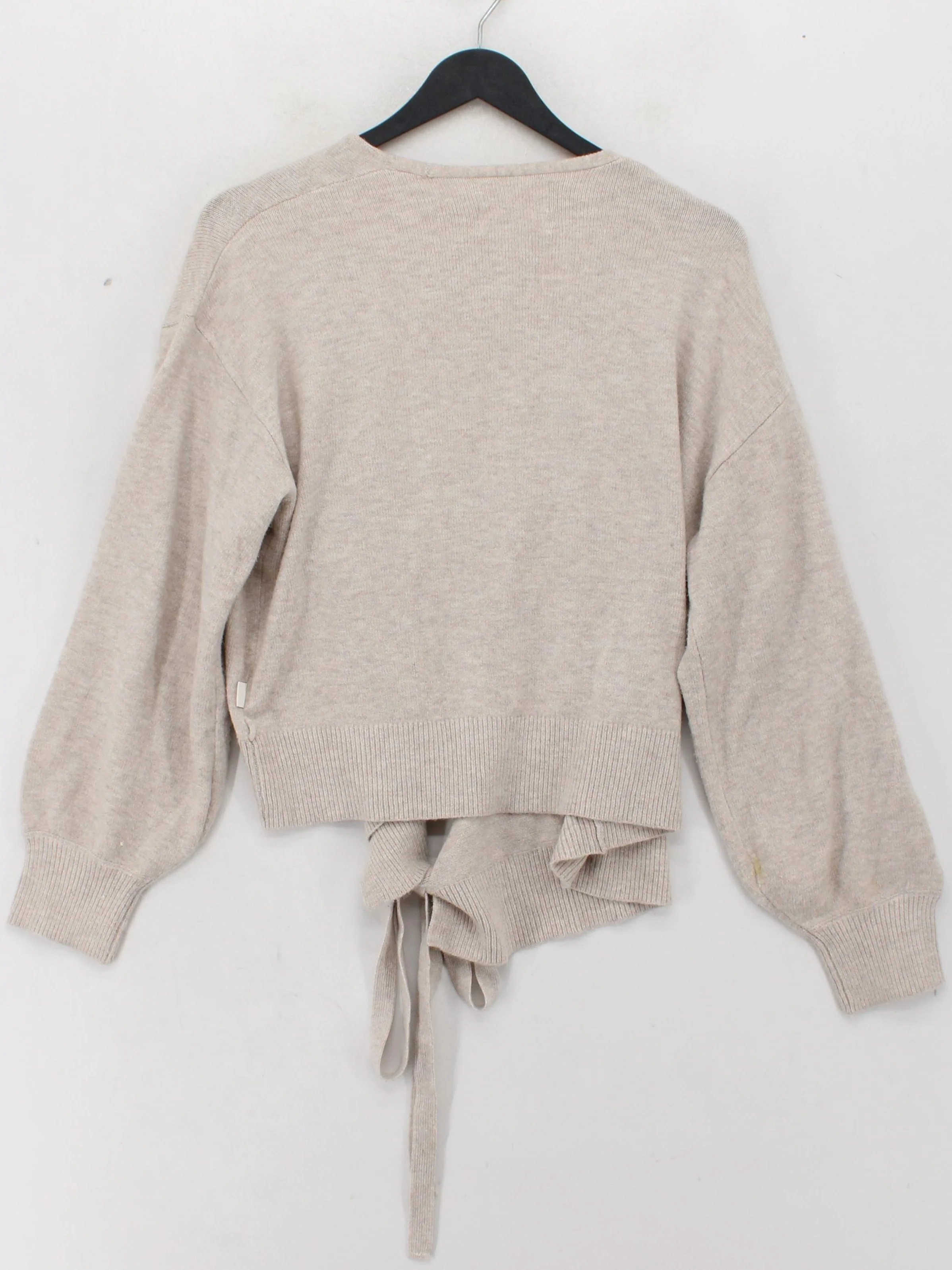 Laura Ashley Women's Cardigan S Cream Viscose with Nylon V-Neck Cardigan - Image 2
