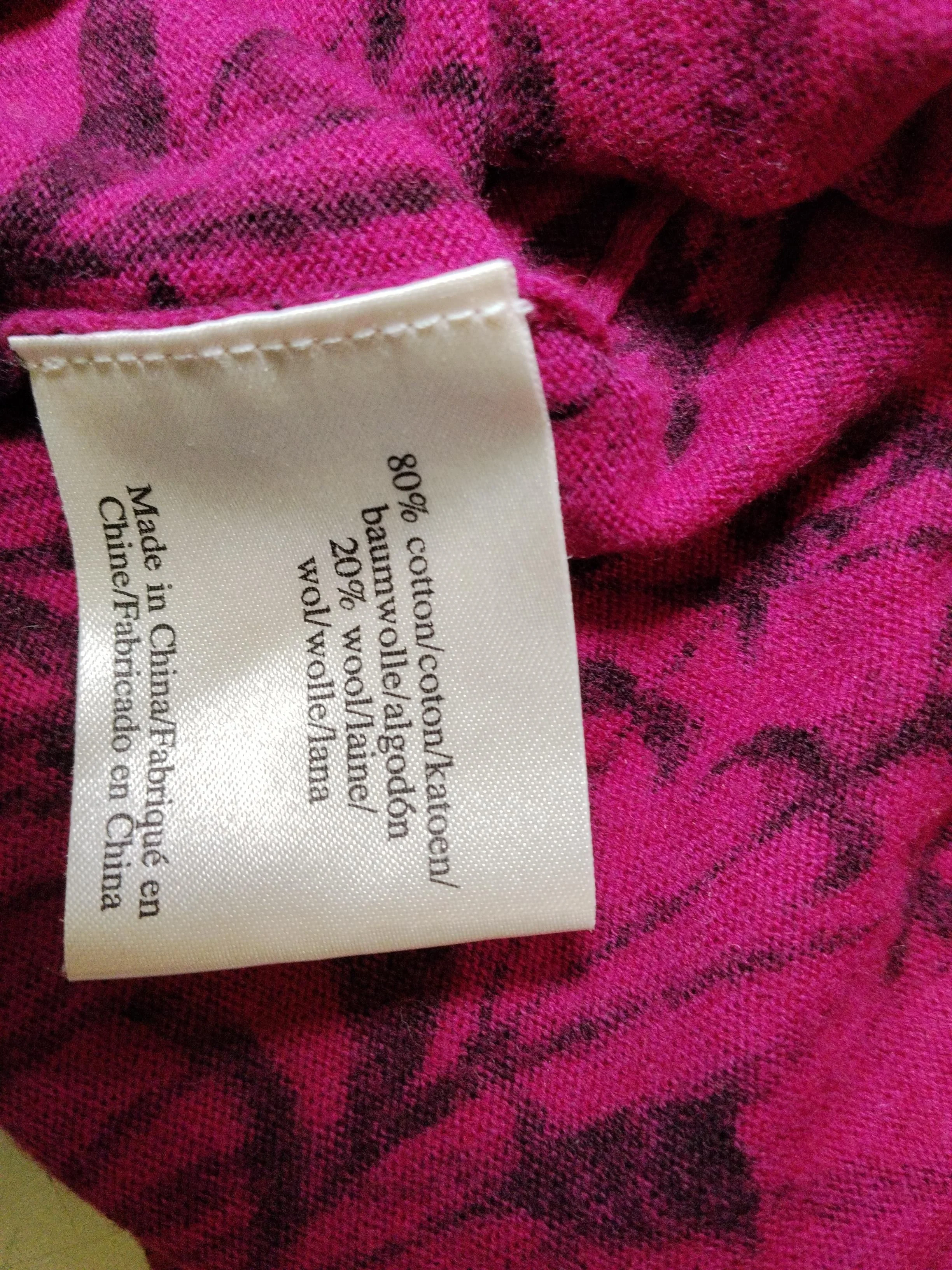 Laura Ashley Women's Cardigan UK 12 Pink Floral Cotton with Wool V-Neck Cardigan - Image 6