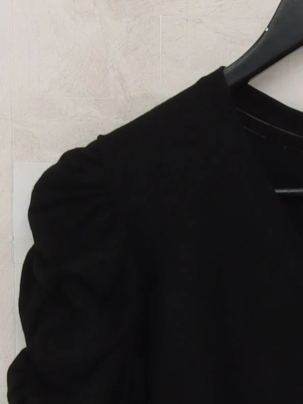 Laura Ashley Women's Cardigan UK 16 Black Cotton with Nylon, Elastane Cardigan - Image 4