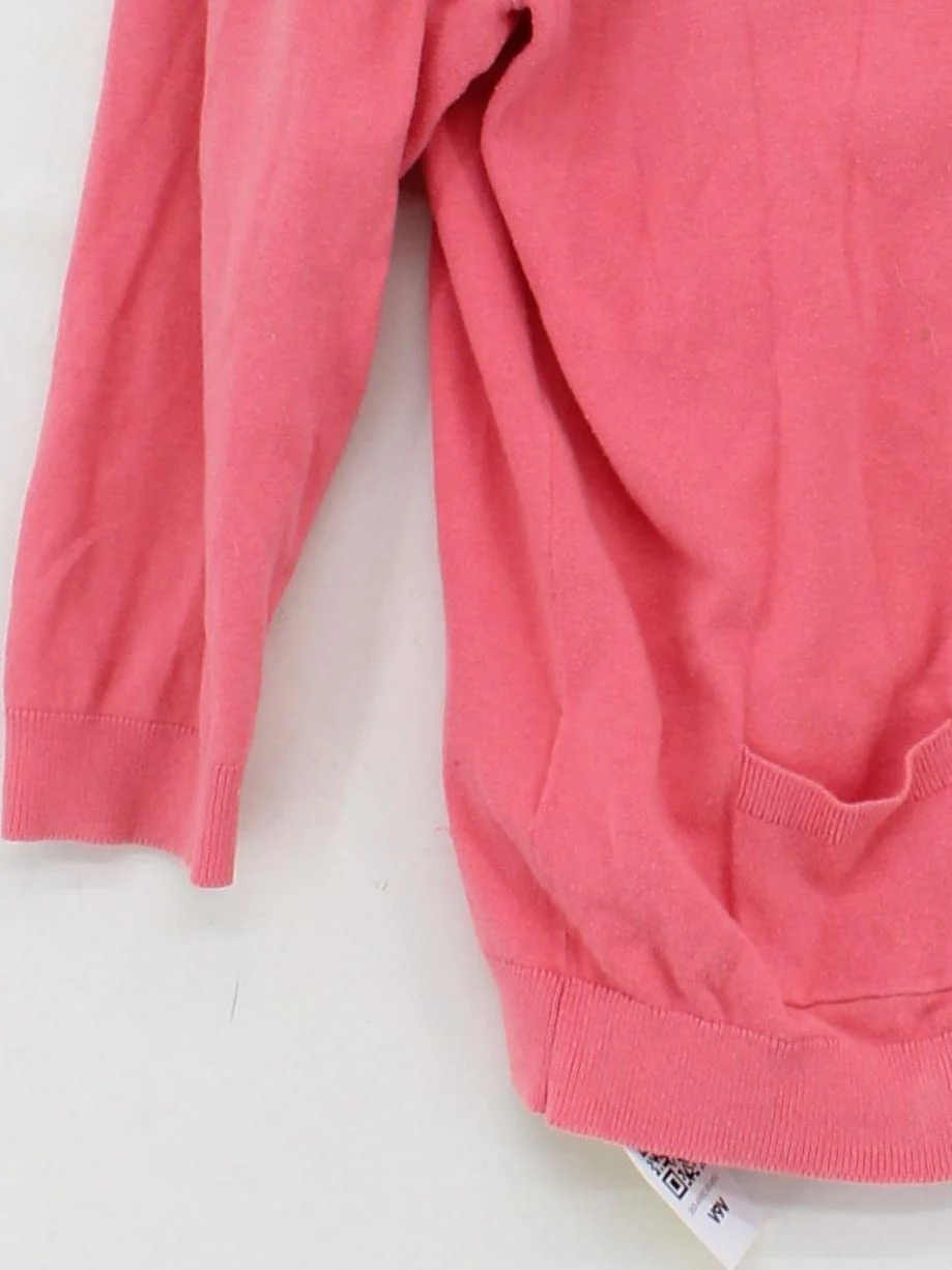 Laura Ashley Women's Cardigan UK 16 Pink Cotton with Nylon, Elastane Cardigan - Image 4