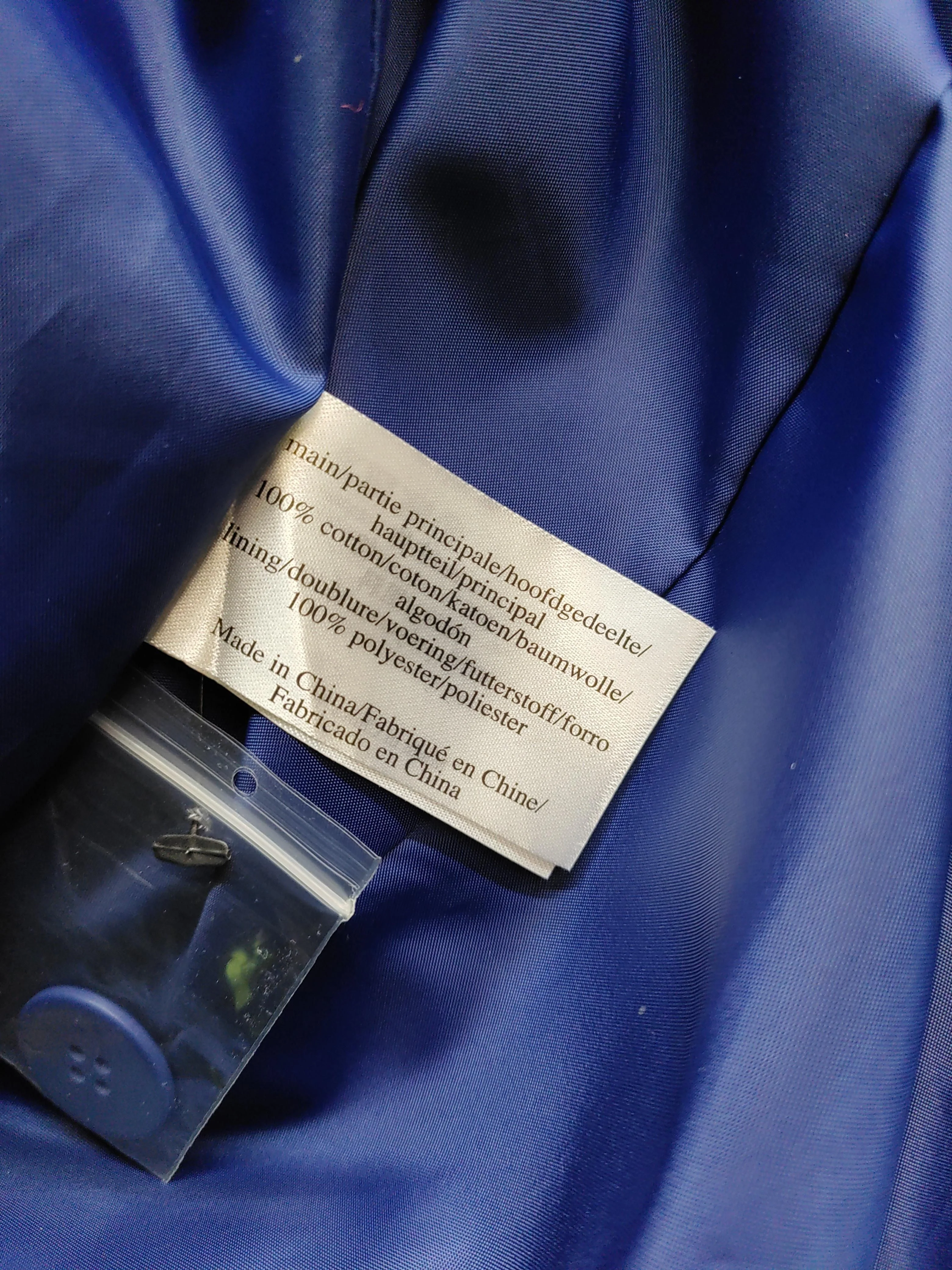 Laura Ashley Women's Coat UK 16 Blue Cotton with Polyester Overcoat - Image 7