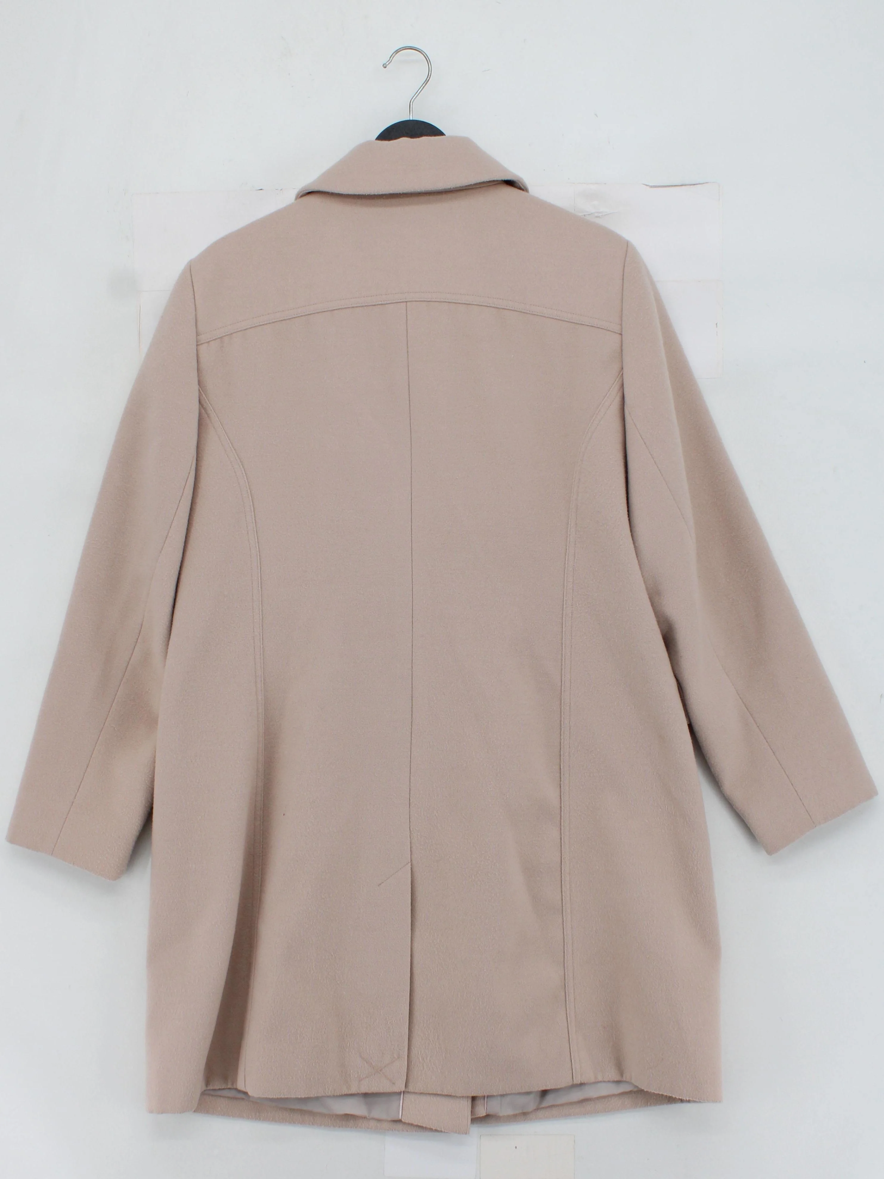 Laura Ashley Women's Coat UK 18 Cream Polyester with Viscose, Elastane Overcoat - Image 2