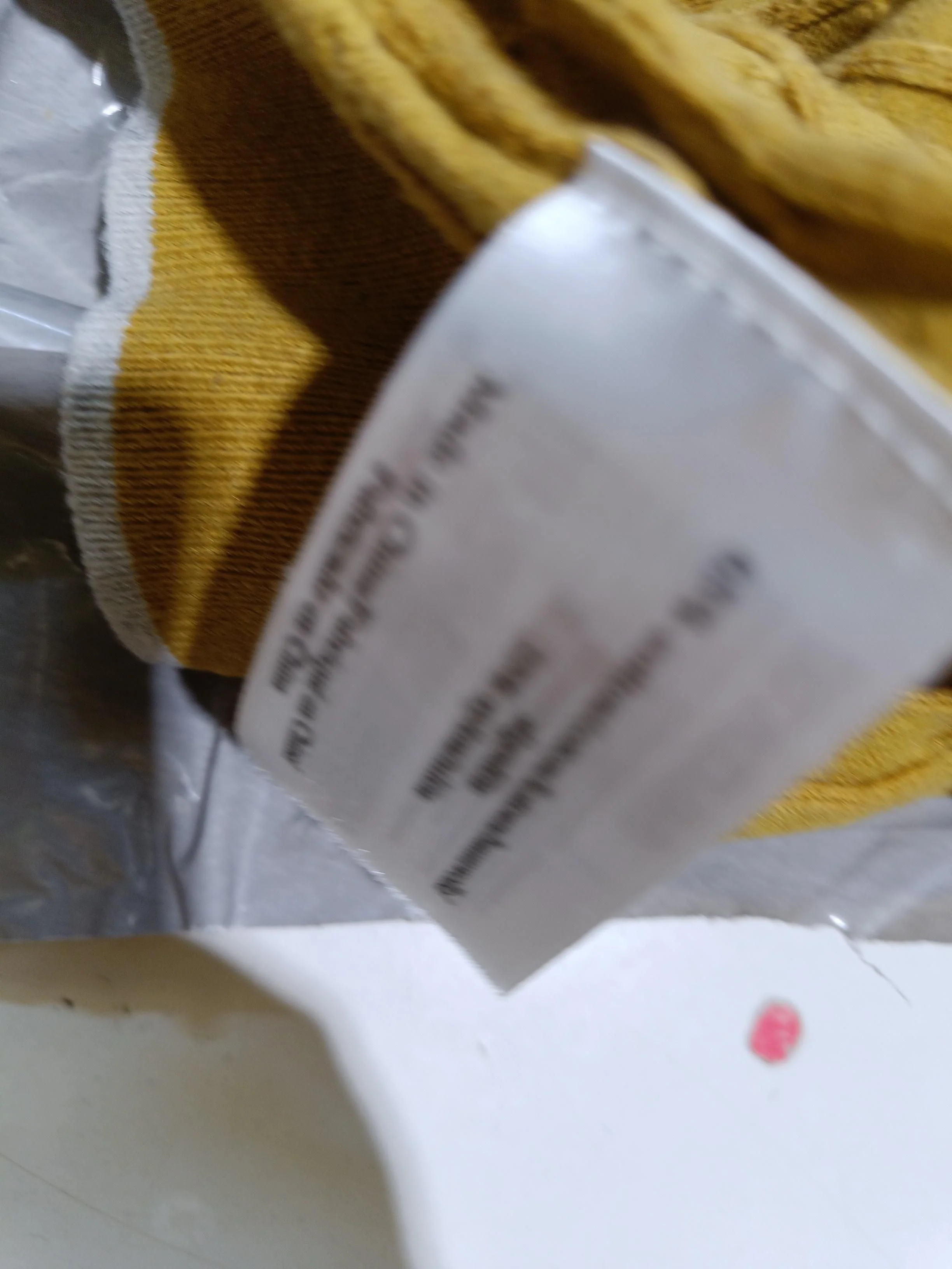 Laura Ashley Women's Jumper UK 10 Yellow Cotton with Acrylic V-Neck Pullover - Image 6