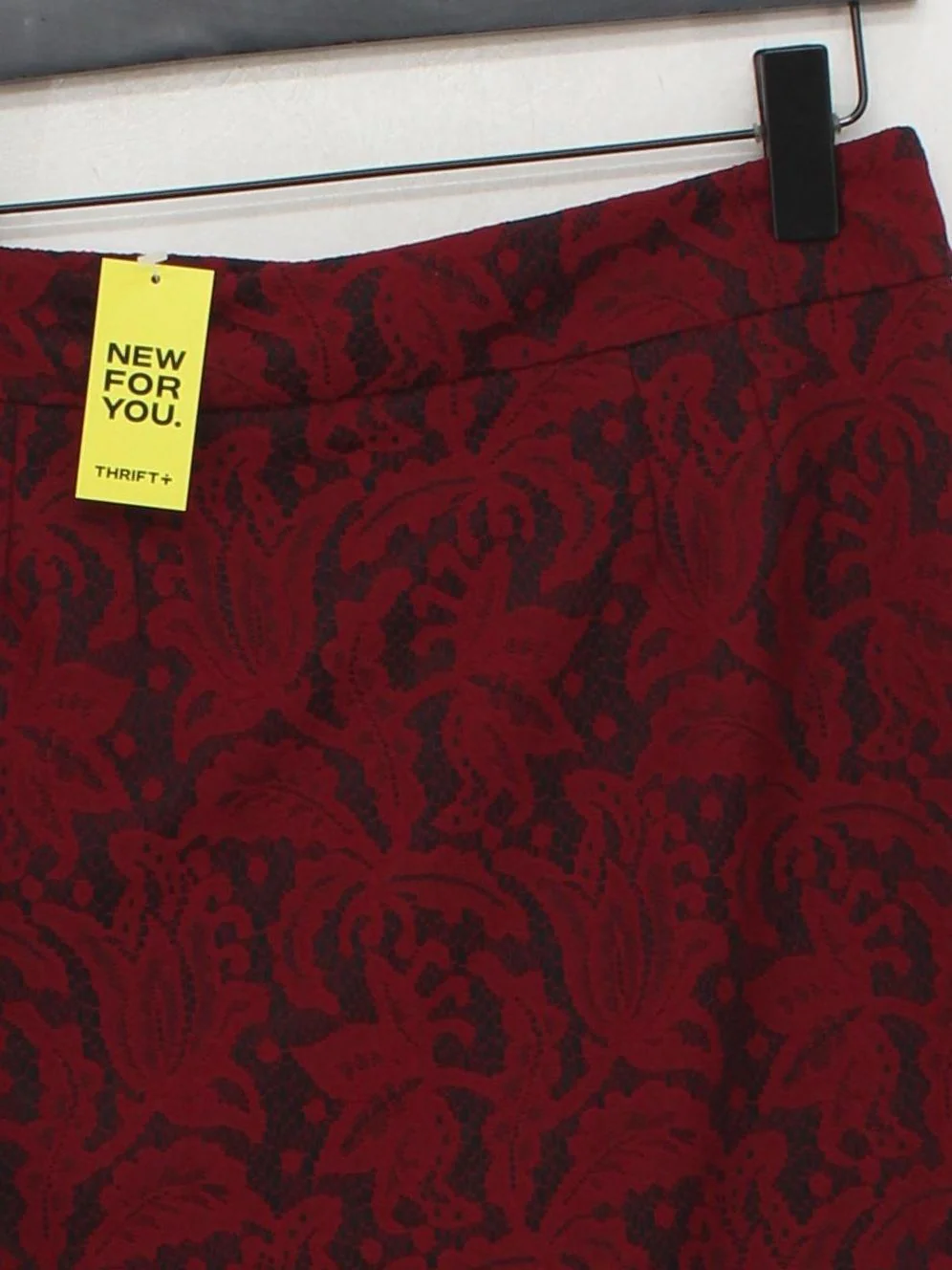 Laura Ashley Women's Midi Skirt UK 10 Red 100% Other Midi Straight & Pencil - Image 3