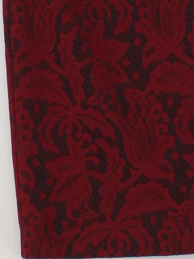 Laura Ashley Women's Midi Skirt UK 10 Red 100% Other Midi Straight & Pencil - Image 4