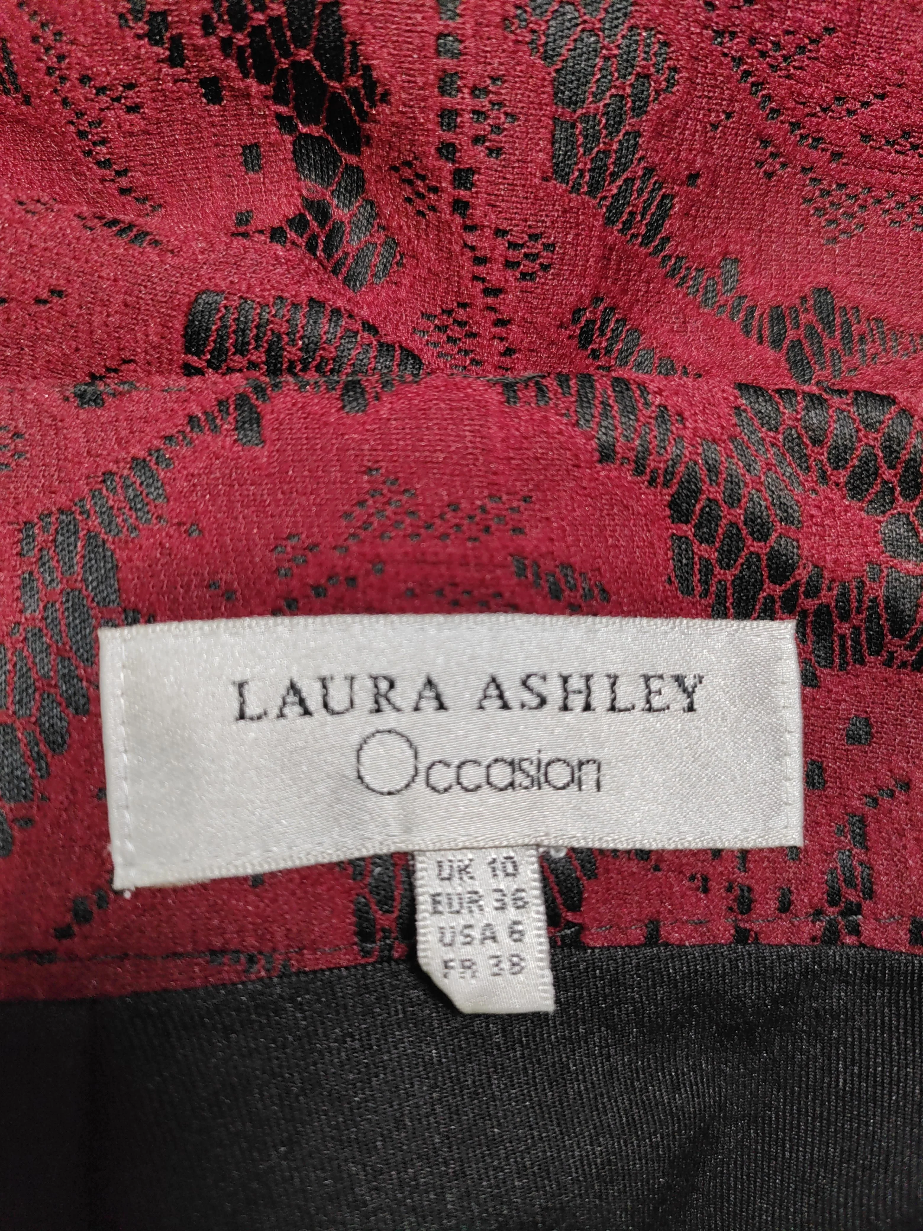 Laura Ashley Women's Midi Skirt UK 10 Red 100% Other Midi Straight & Pencil - Image 5