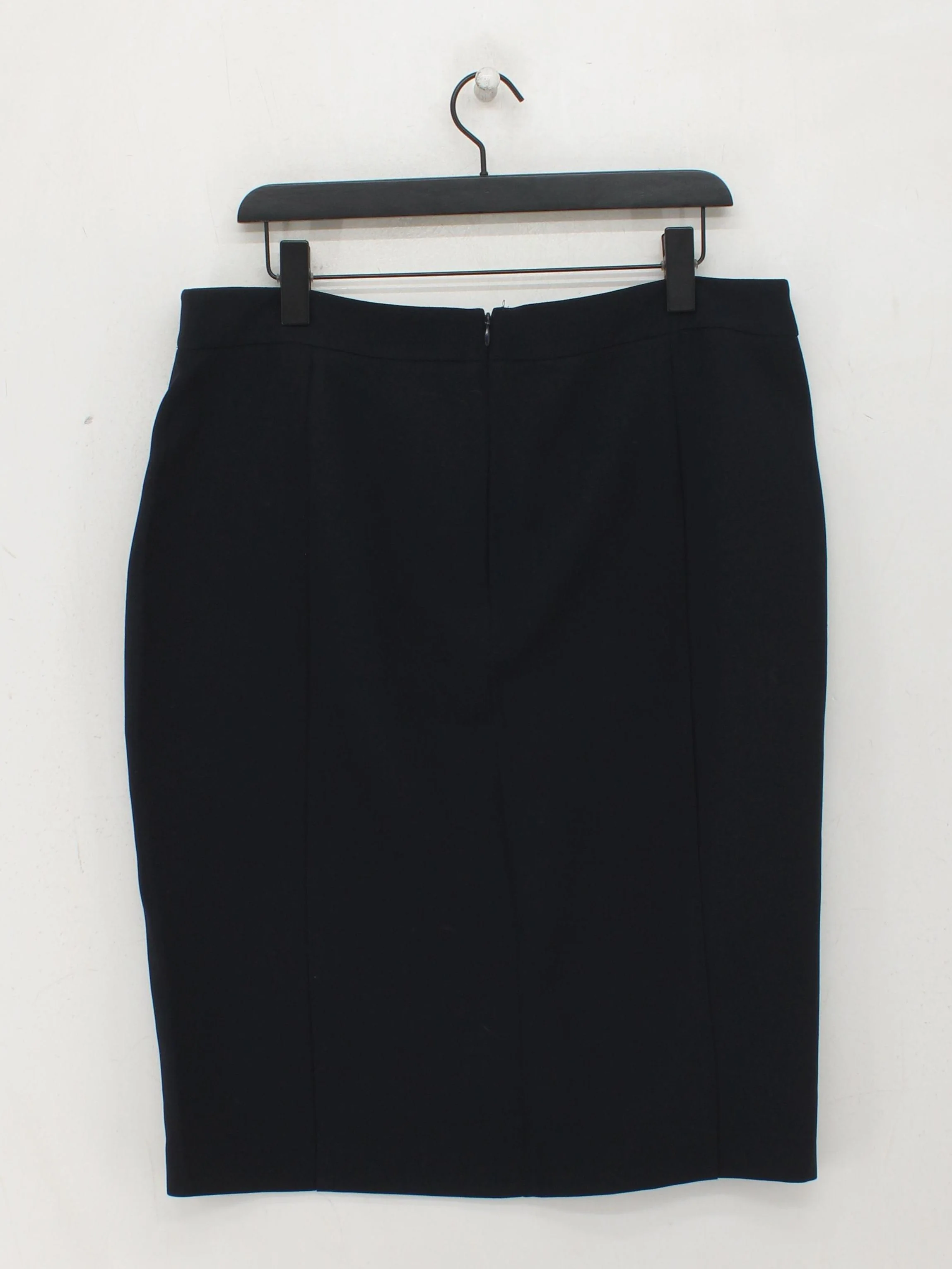 Laura Ashley Women's Midi Skirt UK 14 Black Polyester - Image 2