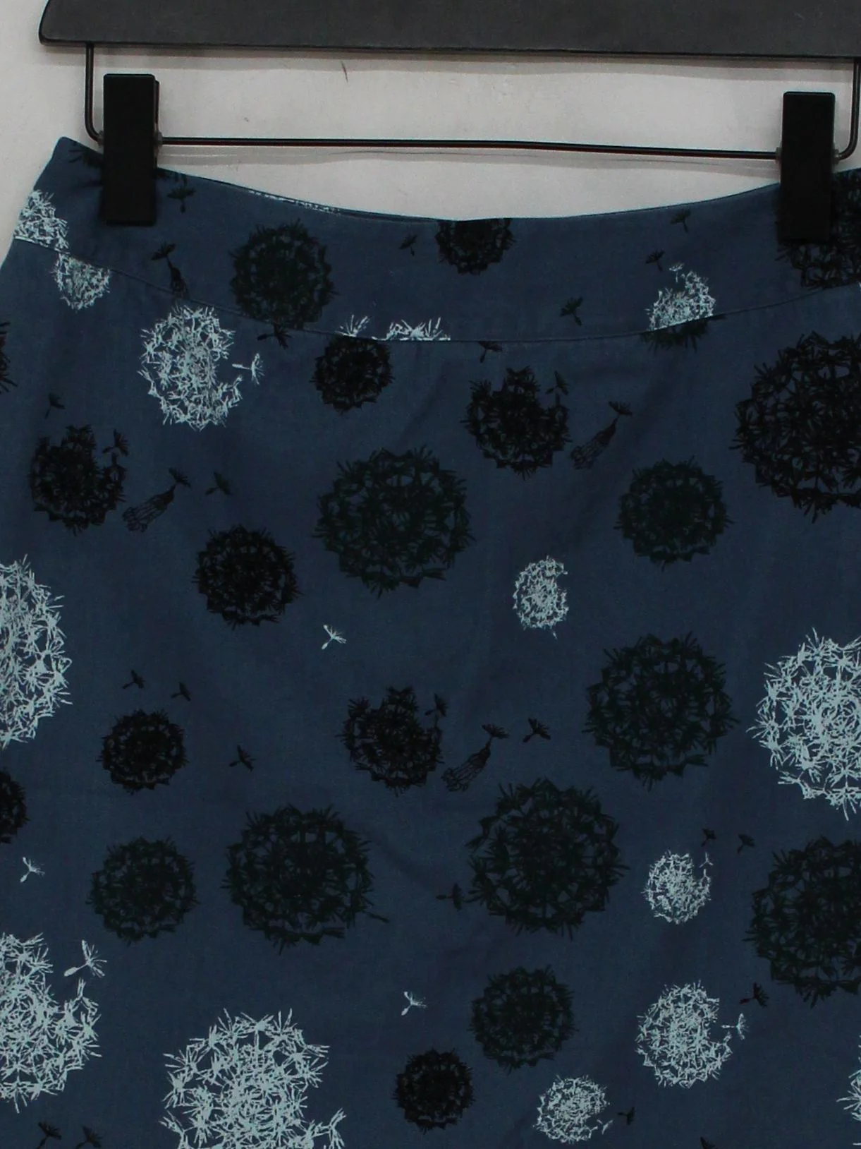 Laura Ashley Women's Mini Skirt UK 12 Blue Cotton with Acetate Short Mini - Image 3
