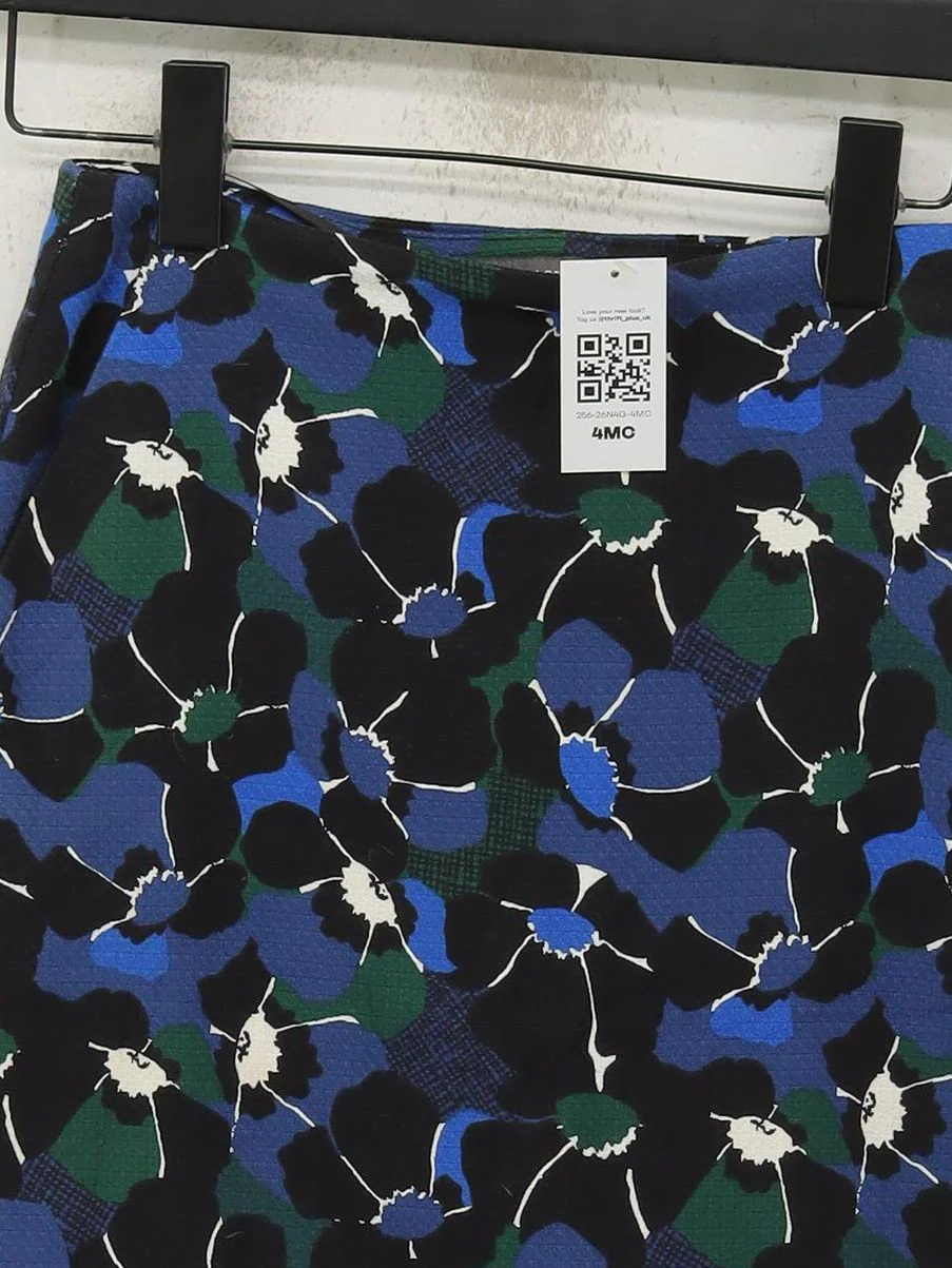 Laura Ashley Women's Mini Skirt UK 8 Multi Cotton with Elastane, Polyester Mini - Image 3