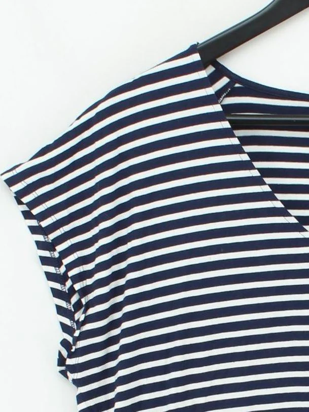 Laura Ashley Women's T-Shirt UK 16 Blue Viscose with Elastane Basic - Image 4