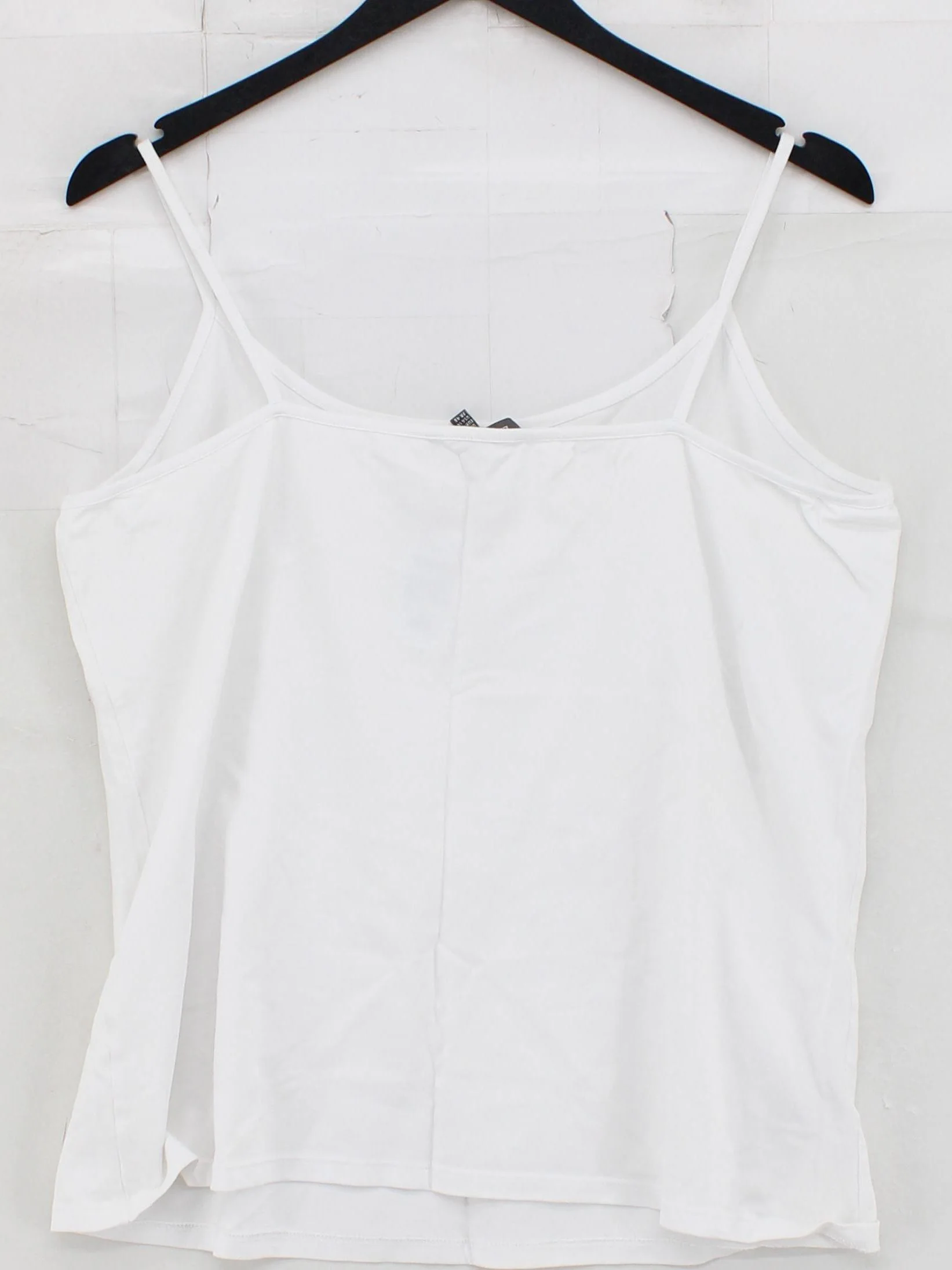 Laura Ashley Women's T-Shirt UK 18 White Cotton with Elastane Camisole - Image 2