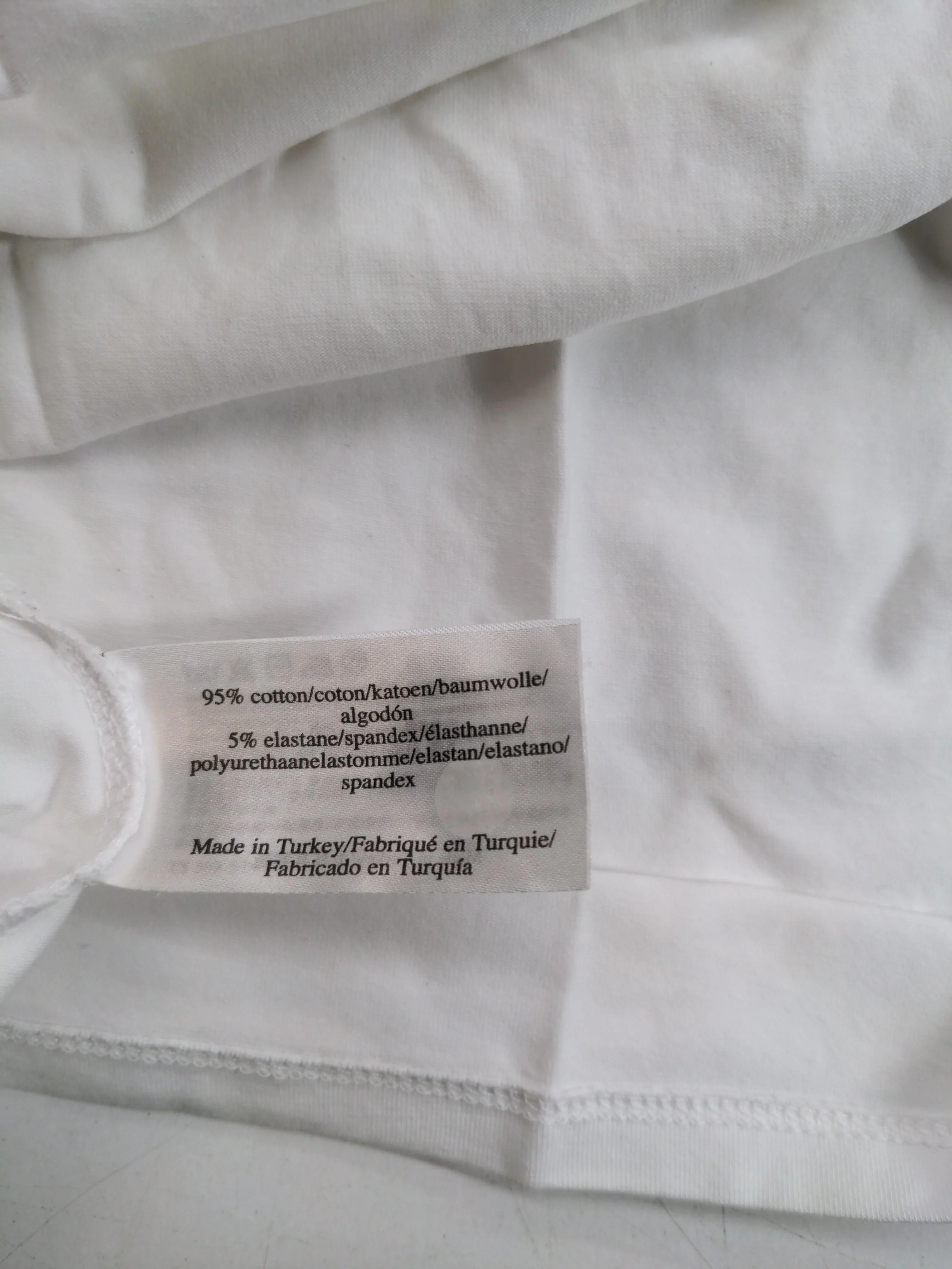 Laura Ashley Women's T-Shirt UK 18 White Cotton with Elastane Camisole - Image 7