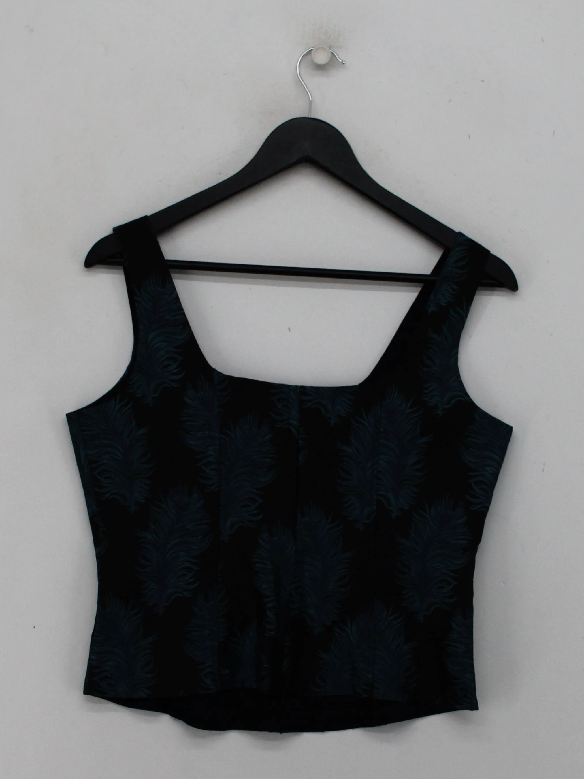 Laura Ashley Women's Top UK 10 Black Polyester with Acetate Basic - Image 2