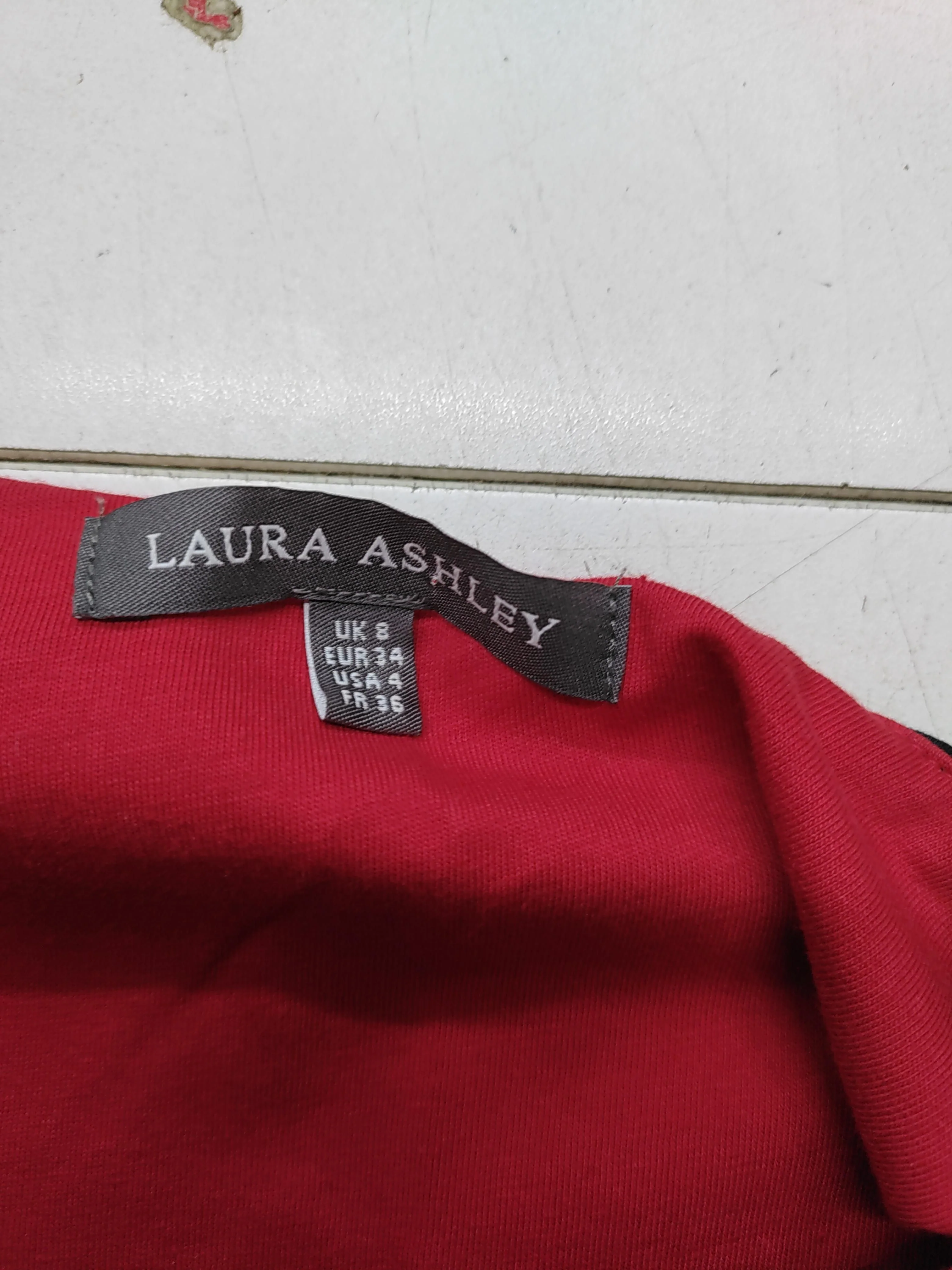 Laura Ashley Women's Top UK 8 Multi Viscose with Polyamide, Elastane Basic - Image 6