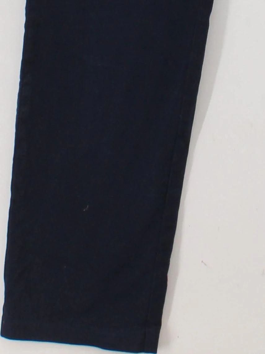 Laura Ashley Women's Trousers UK 12 Blue Cotton with Elastane Straight Chino - Image 4