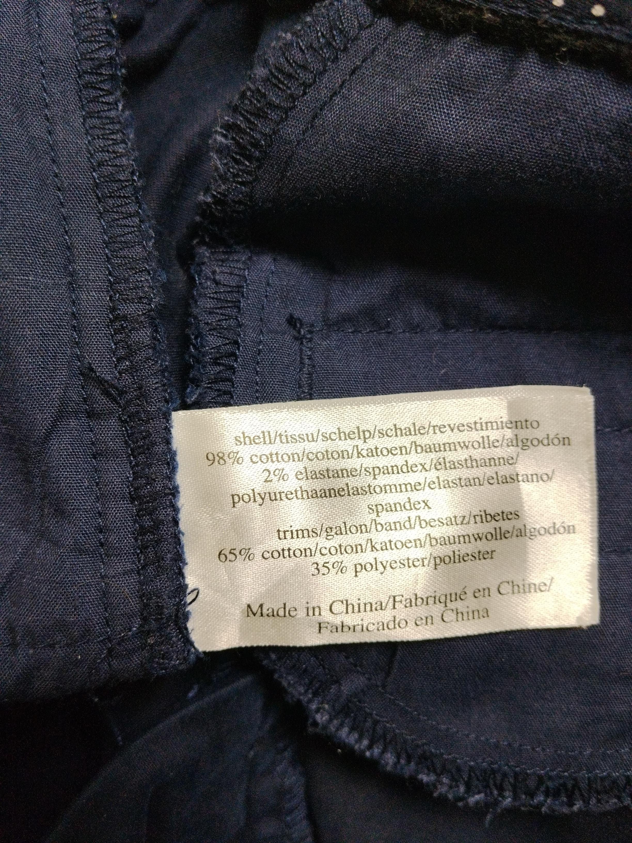 Laura Ashley Women's Trousers UK 12 Blue Cotton with Elastane Straight Chino - Image 6
