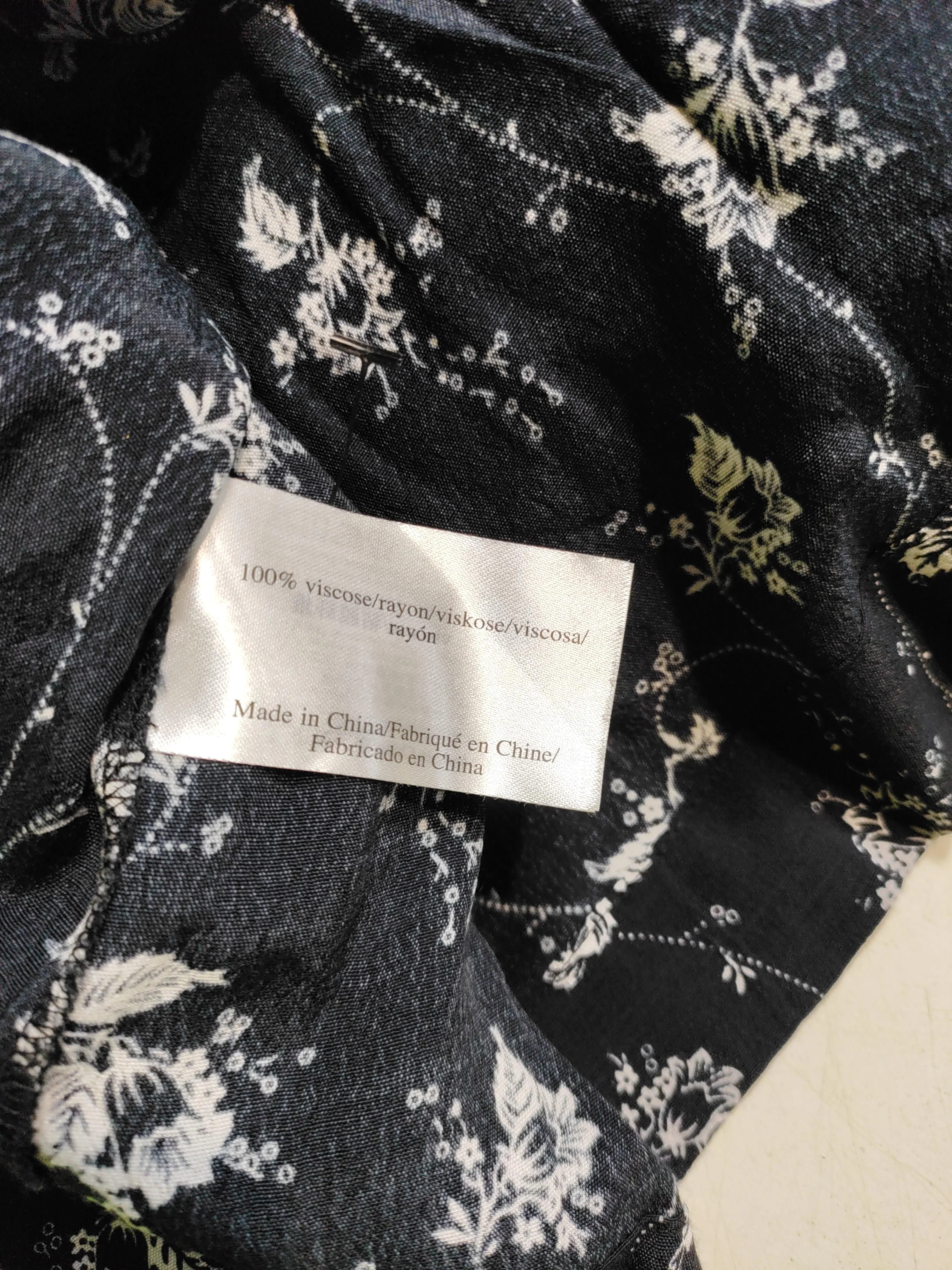 Laura Ashley Wrap Midi Dress M in Black - Image 6