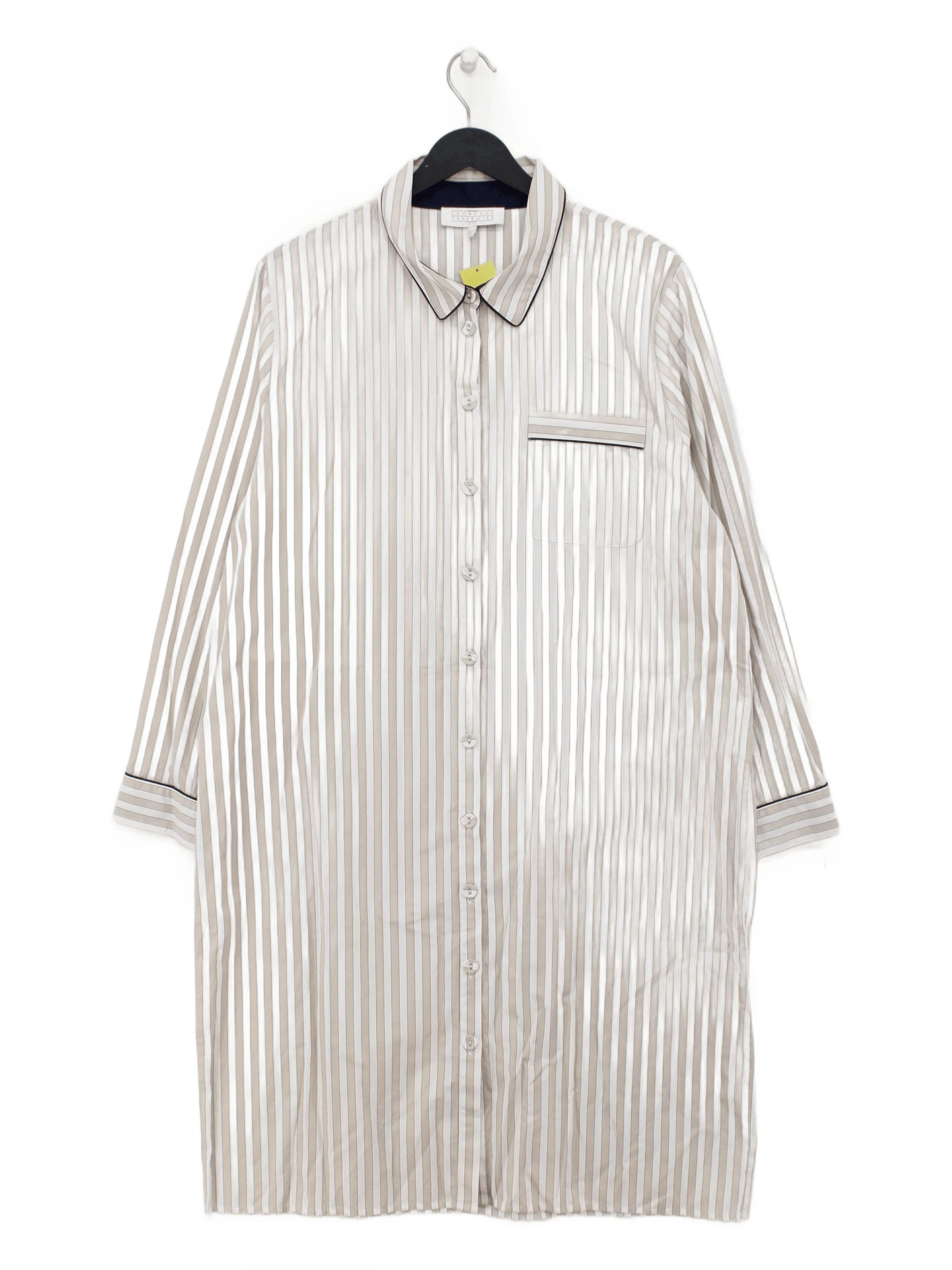 Laurence Tavernier Shirt Mini Dress L in Cream