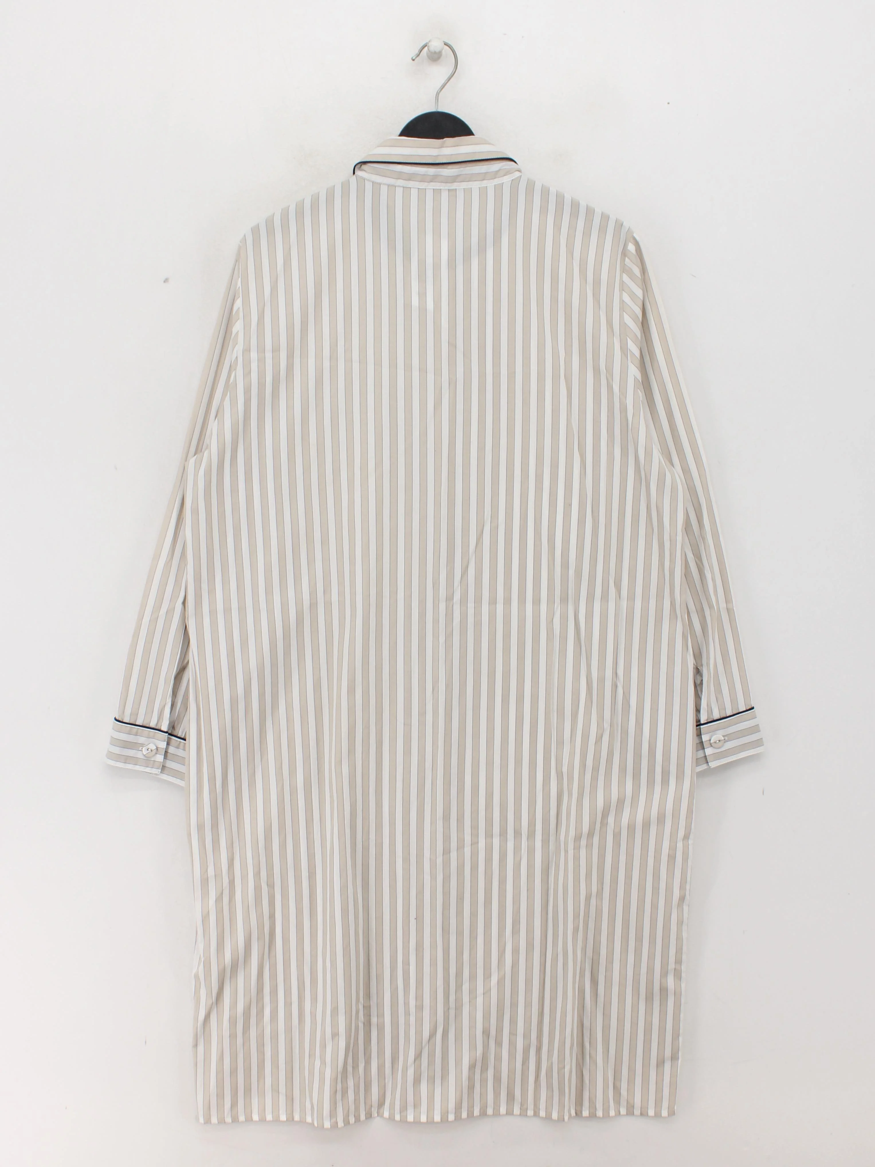 Laurence Tavernier Shirt Mini Dress L in Cream - Image 2