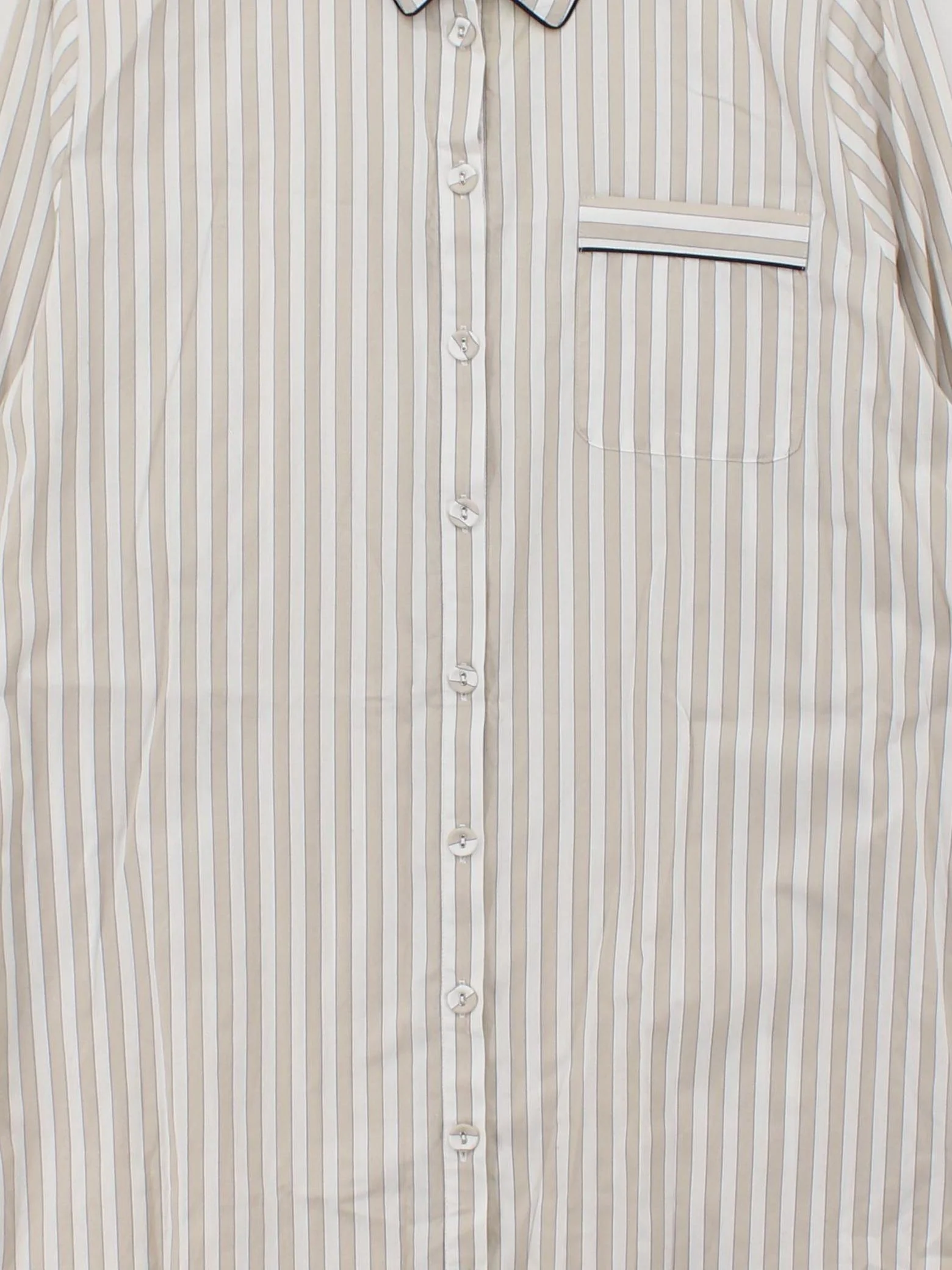 Laurence Tavernier Shirt Mini Dress L in Cream - Image 3