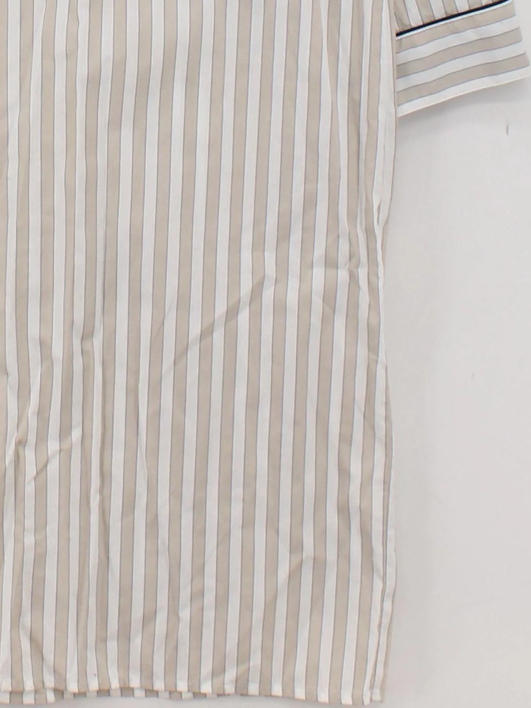 Laurence Tavernier Shirt Mini Dress L in Cream - Image 4
