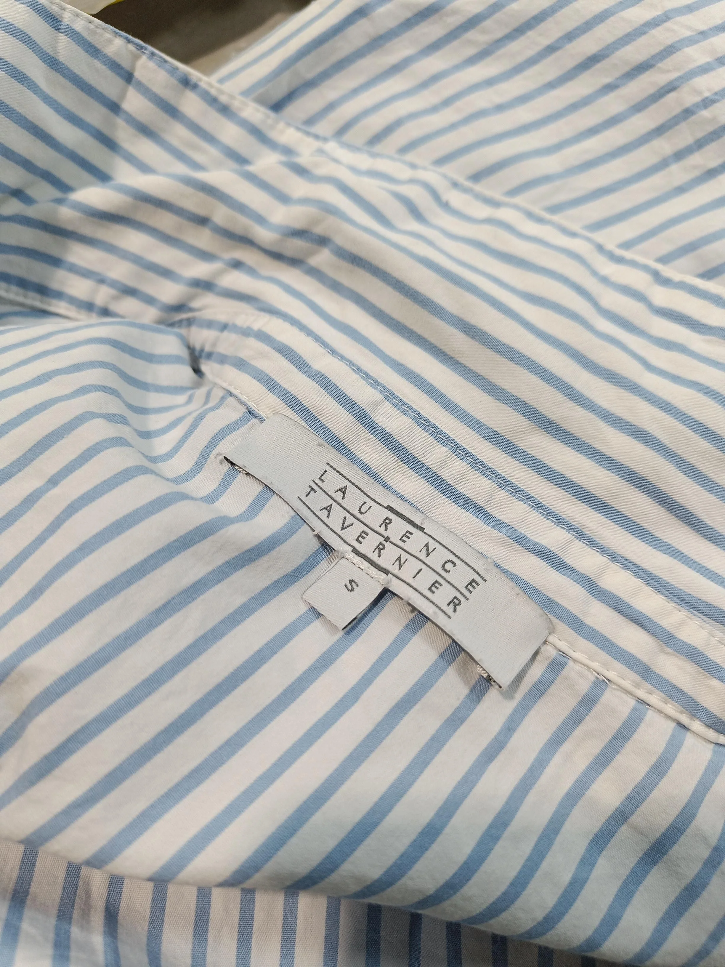 Laurence Tavernier Shirt Mini Dress S in Blue - Image 5