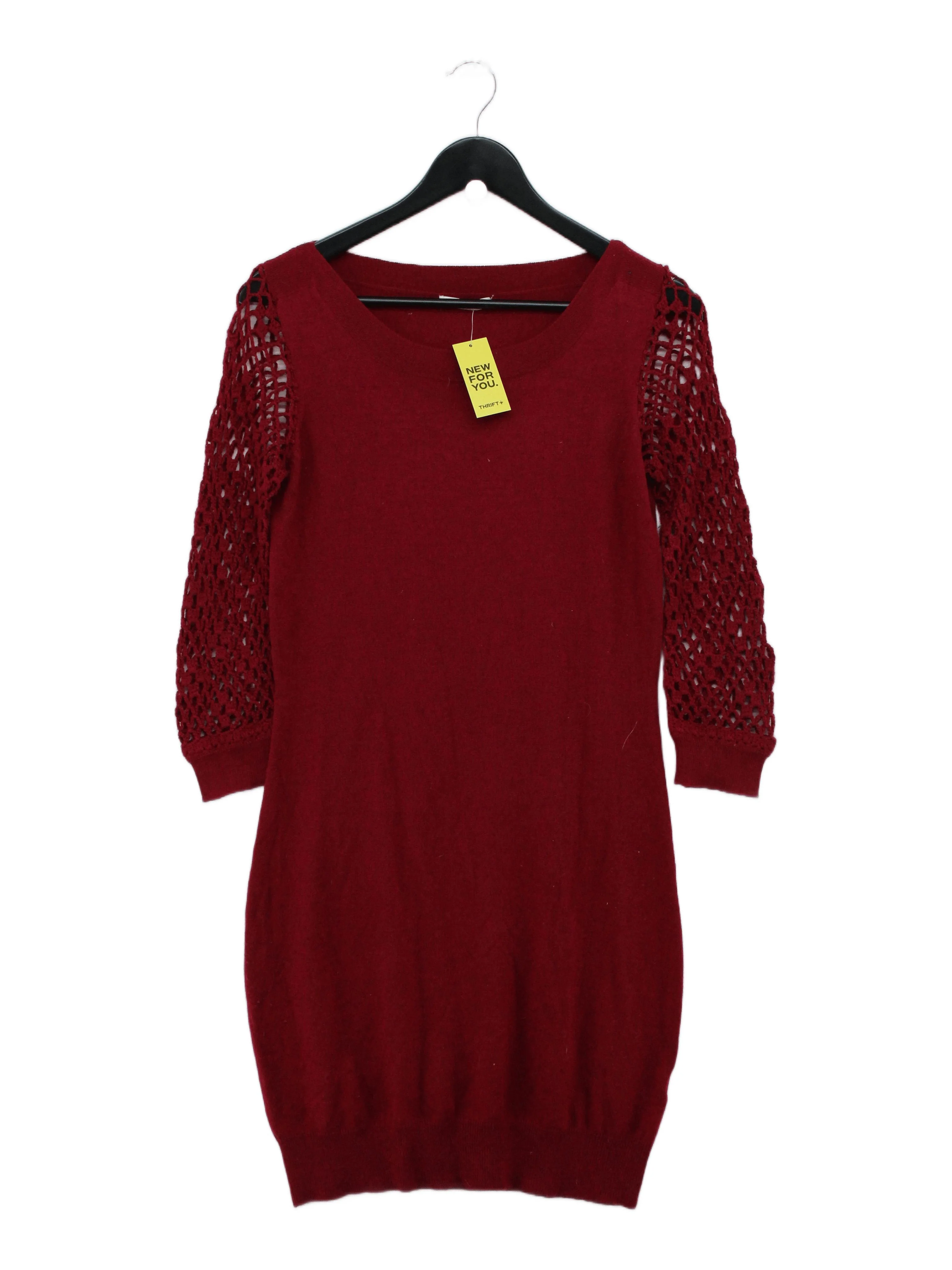 Lavand Jumper Mini Dress UK12 in Red
