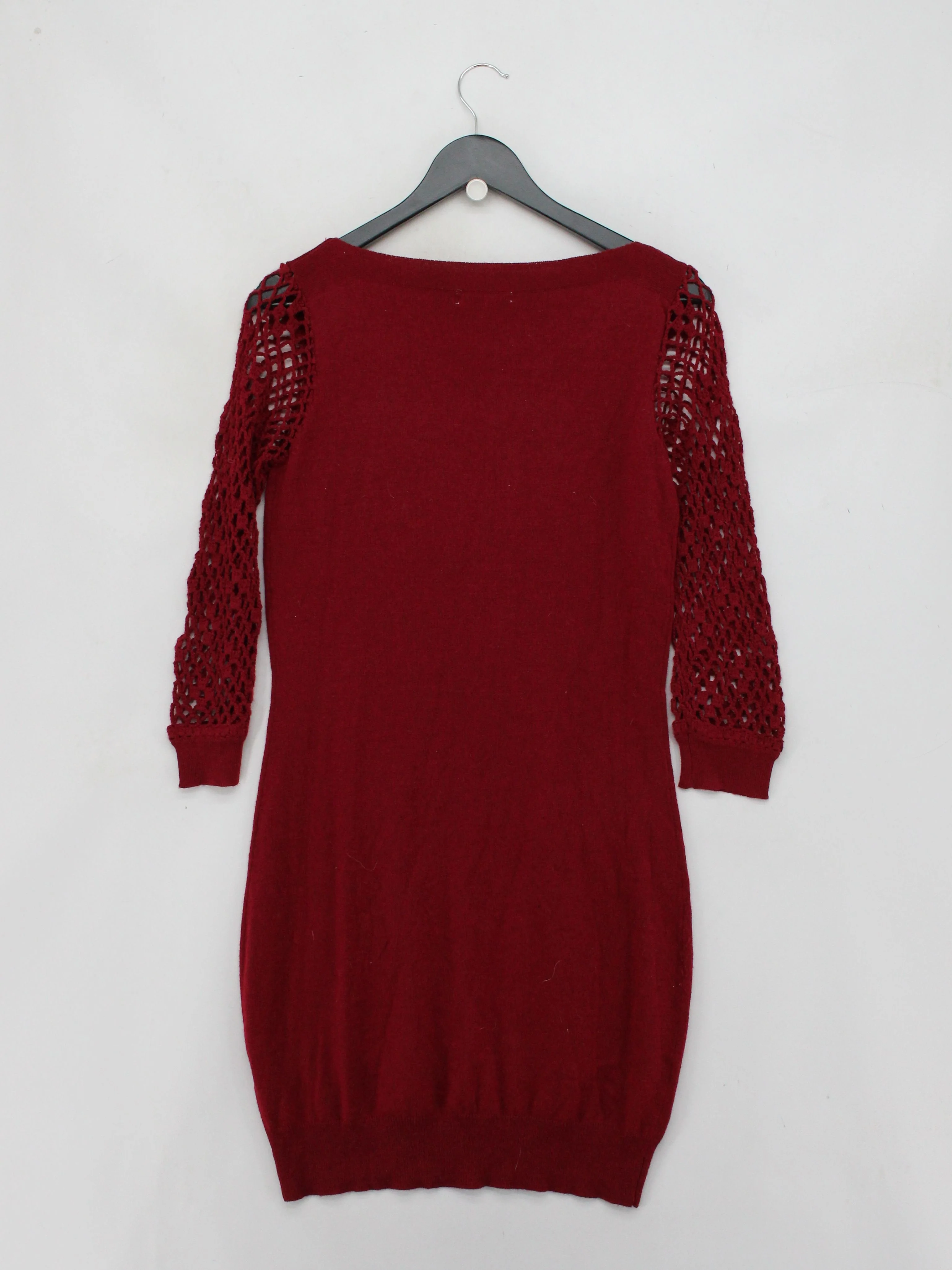 Lavand Jumper Mini Dress UK12 in Red - Image 2