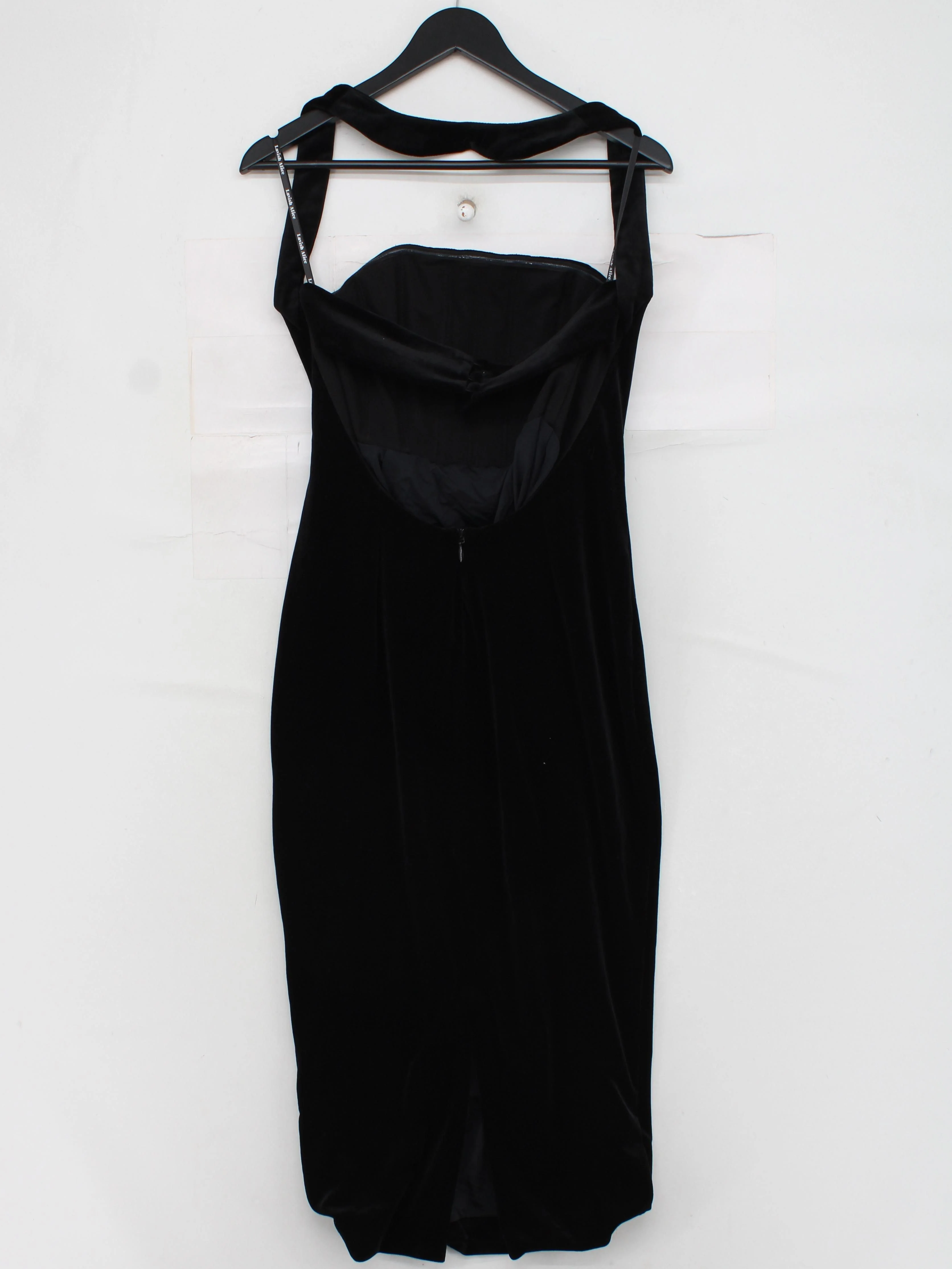 Lavish Alice Bodycon Midi Dress UK12 in Black - Image 2
