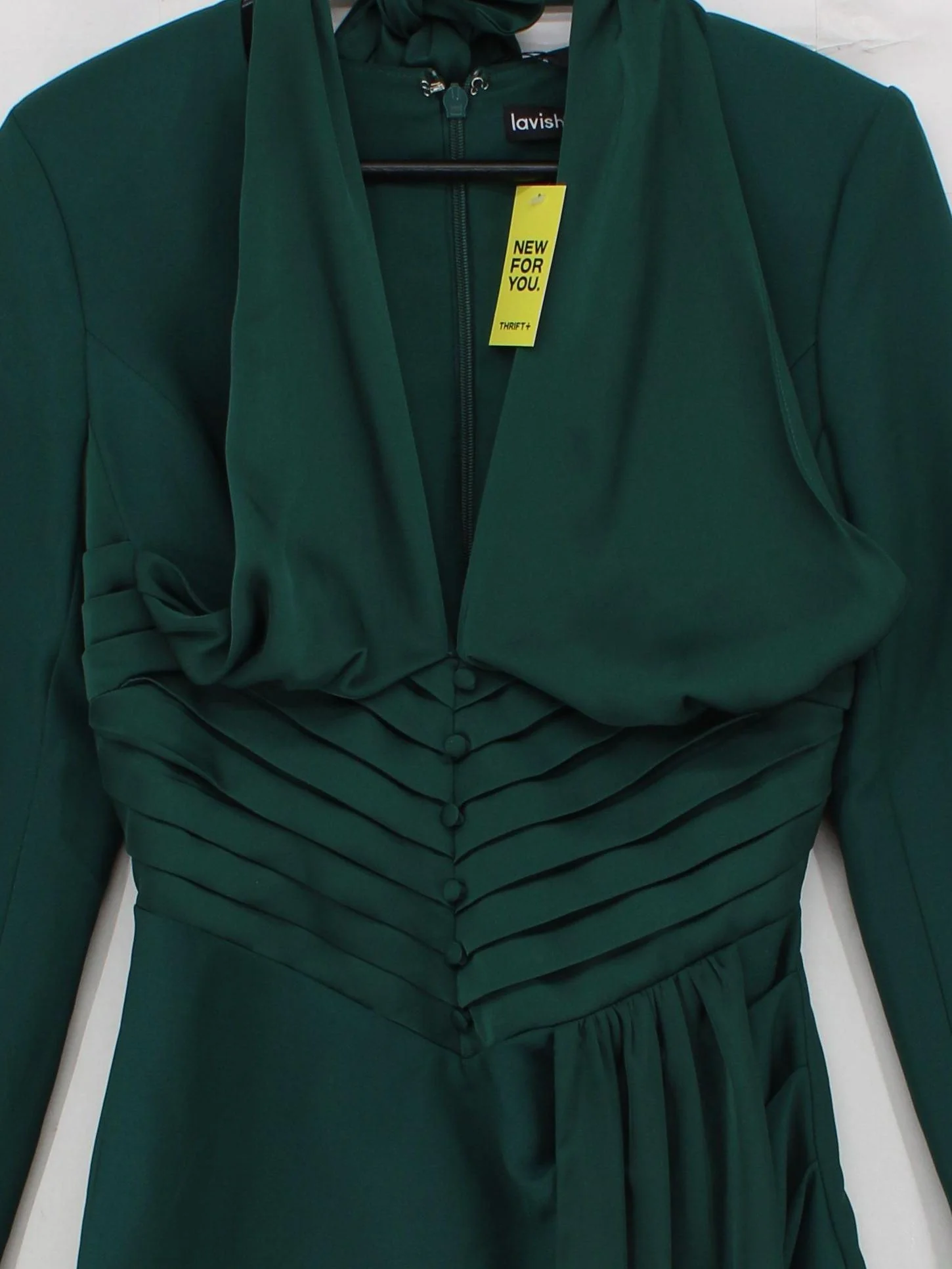 Lavish Alice Bodycon Mini Dress UK10 in Green - Image 3