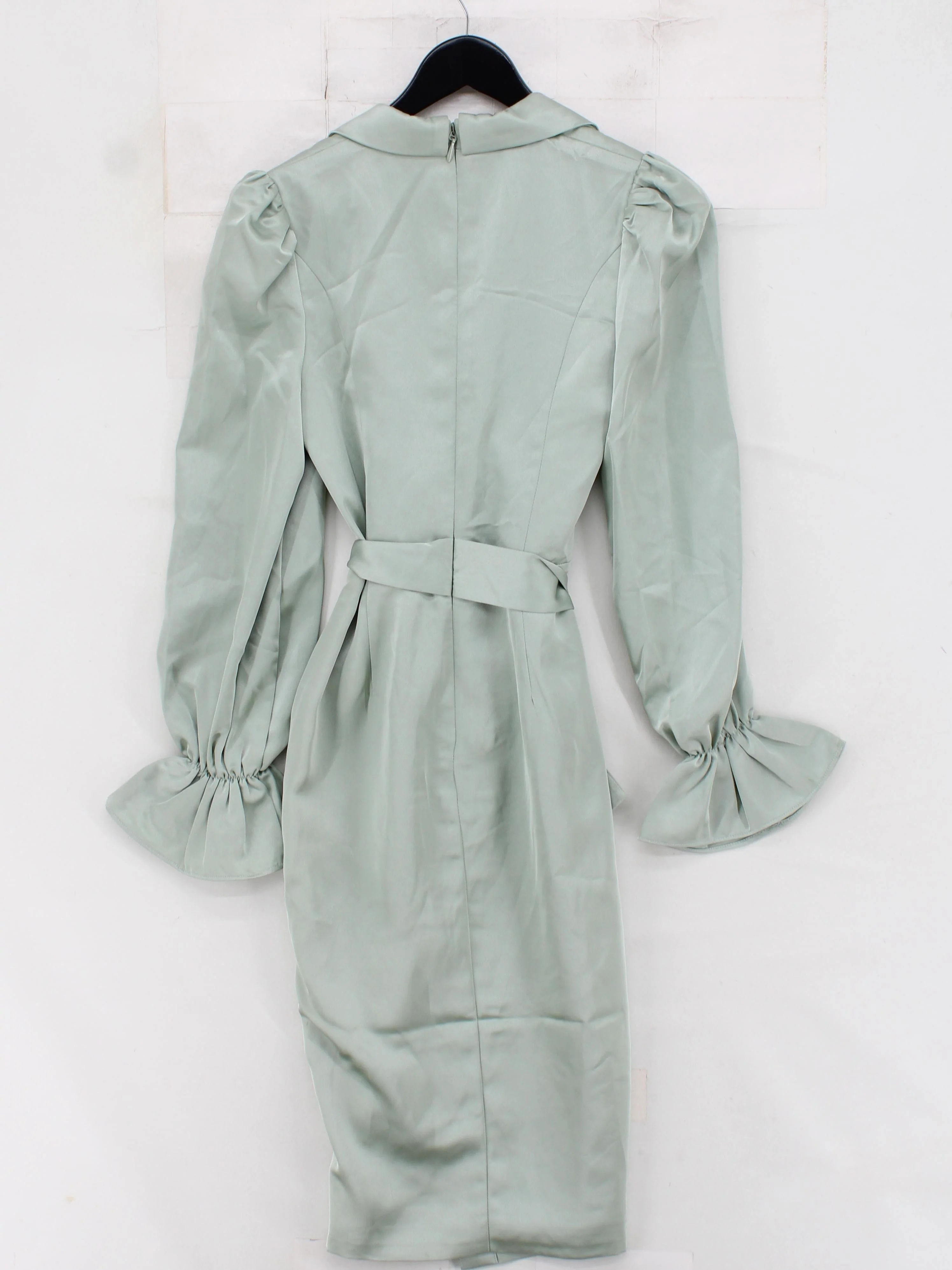 Lavish Alice Wrap Midi Dress UK8 in Green - Image 2