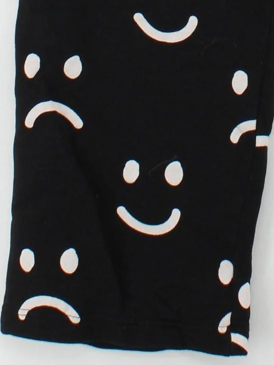 Lazy Oaf Men's Sports Bottoms S Black Graphic 100% Cotton Sweatpants - Image 4