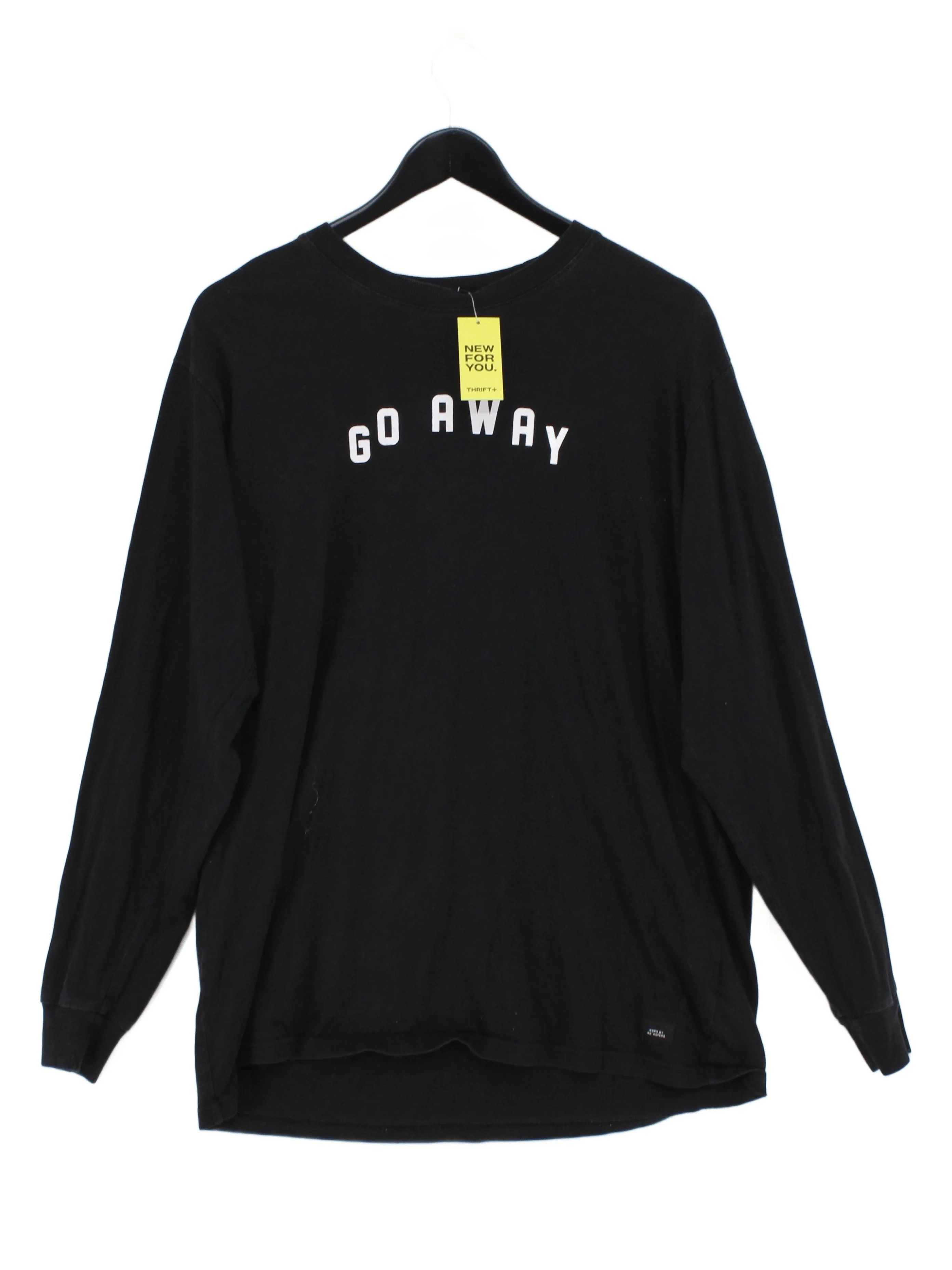 Lazy Oaf Men's T-Shirt XL Black Graphic 100% Other Basic