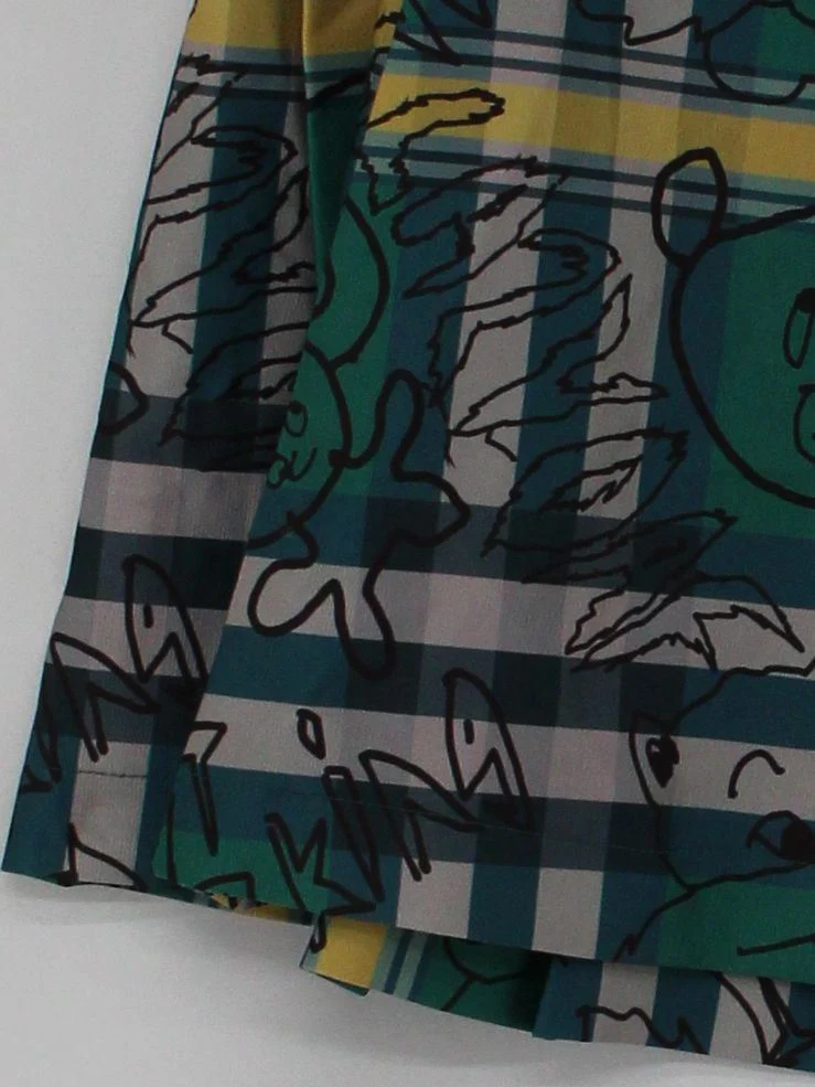 Lazy Oaf Women's Mini Skirt UK 8 Multi Polyester with Elastane Mini - Image 4