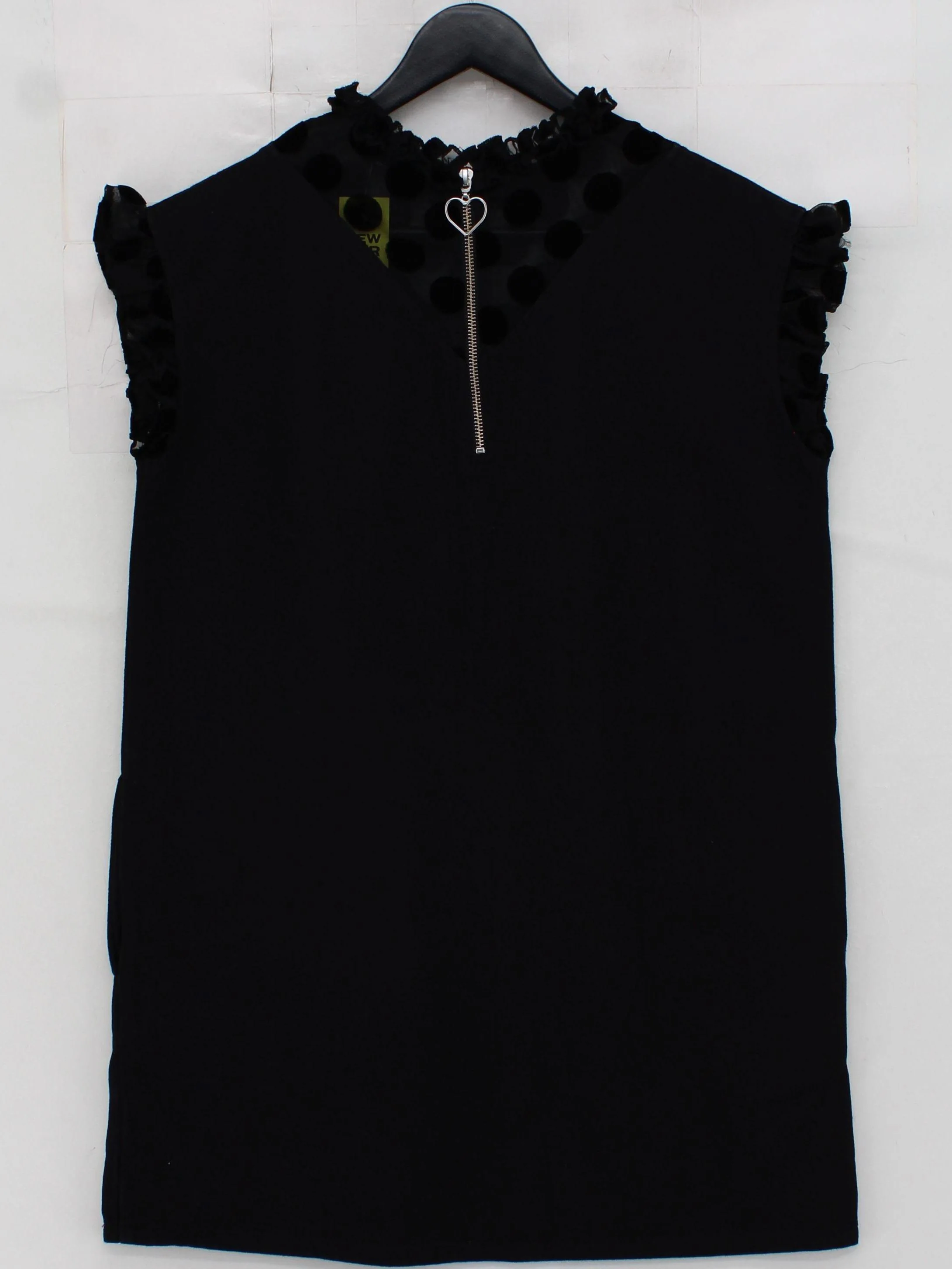 Lazy Oaf Women's Top S Black Cotton with Polyester Basic - Image 2